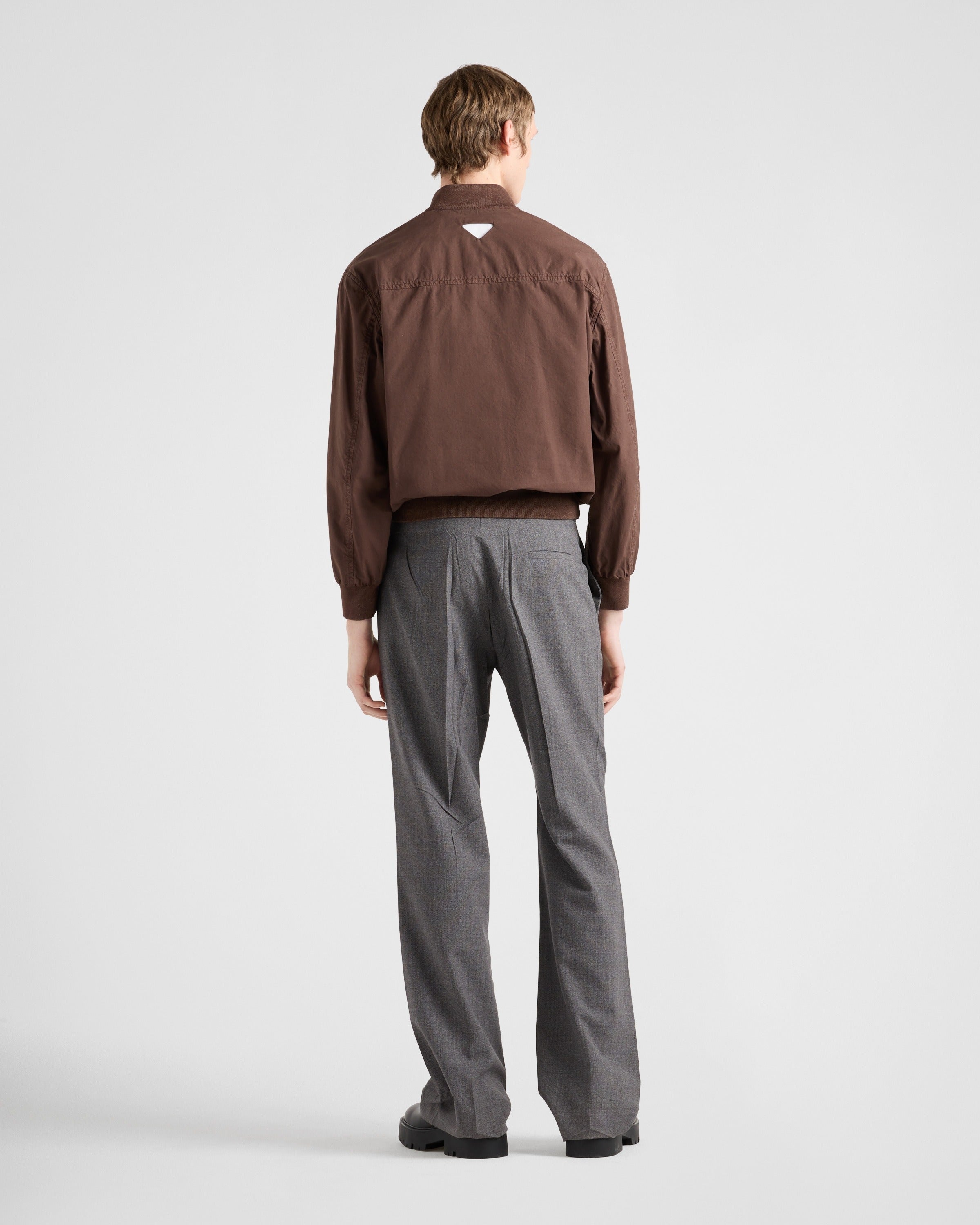 Cotton blouson jacket Ebony