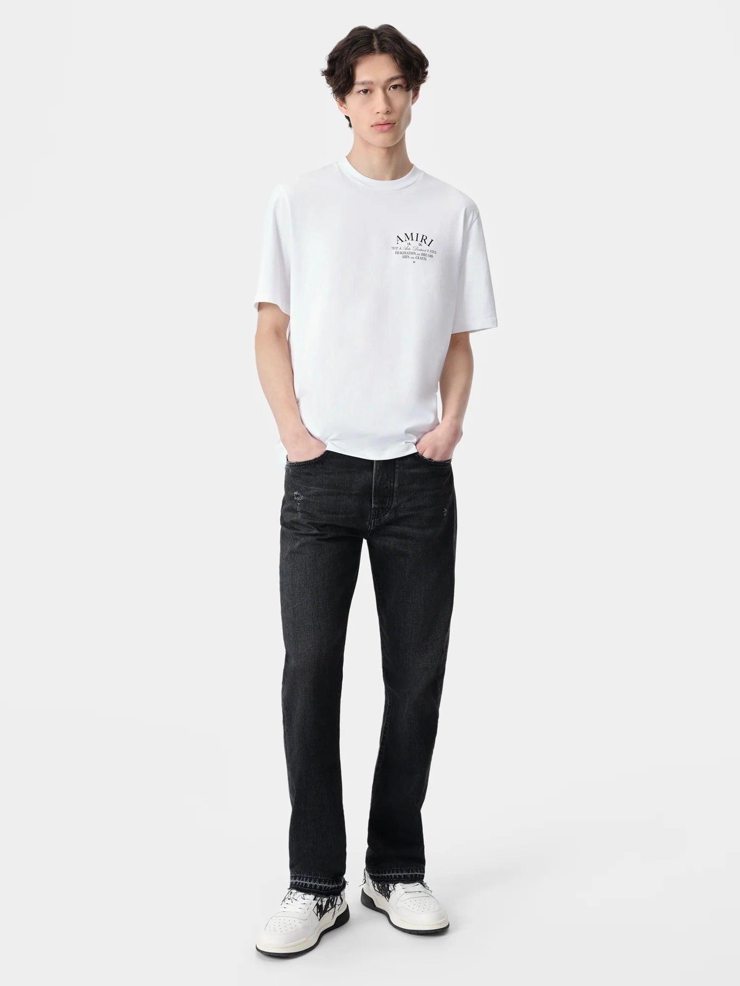 RELEASED HEM STRAIGHT JEAN