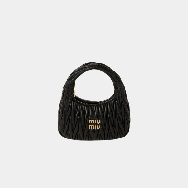 Wander Matelasse Nappa Leather Hobo Bag