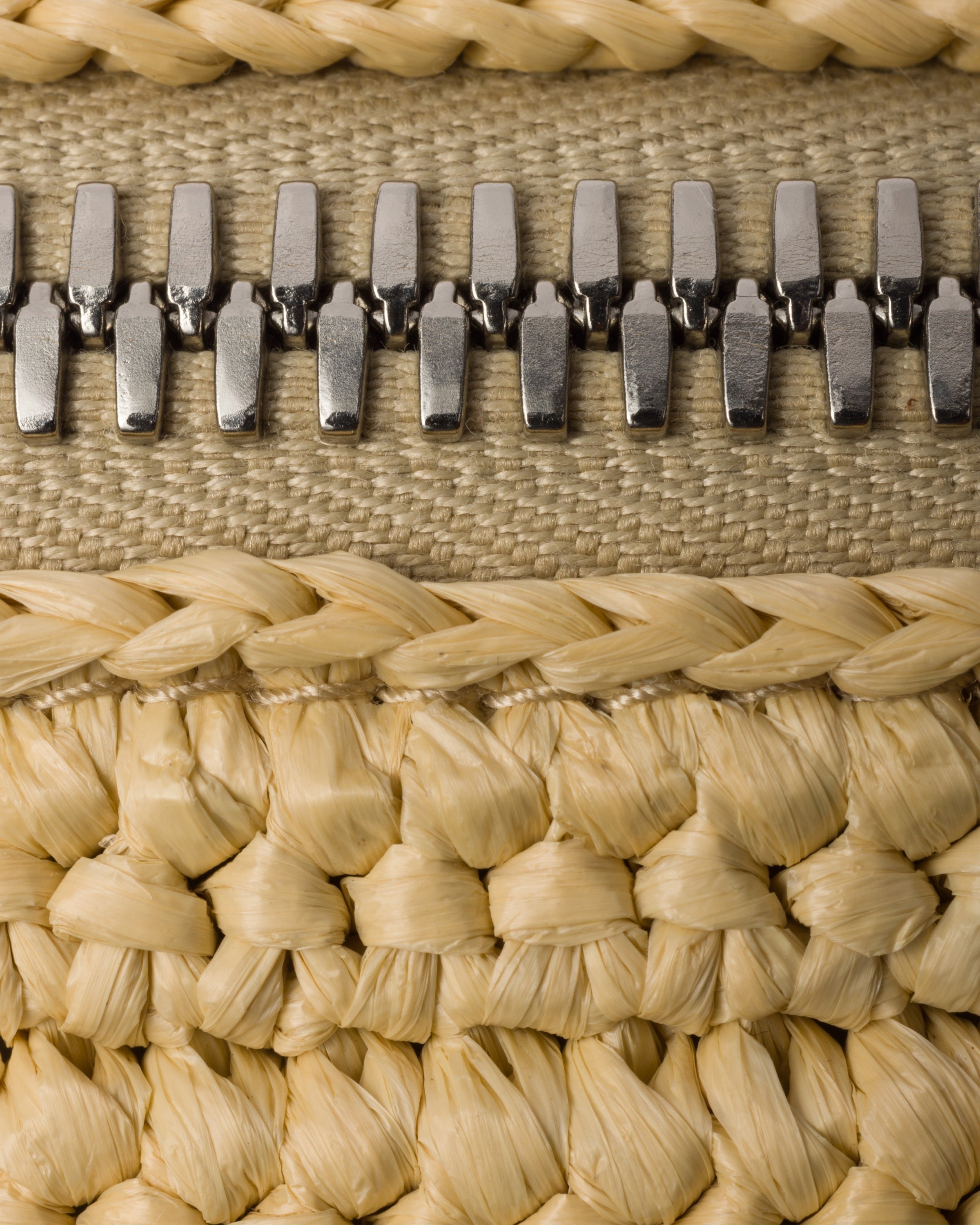 Crochet belt bag Natural