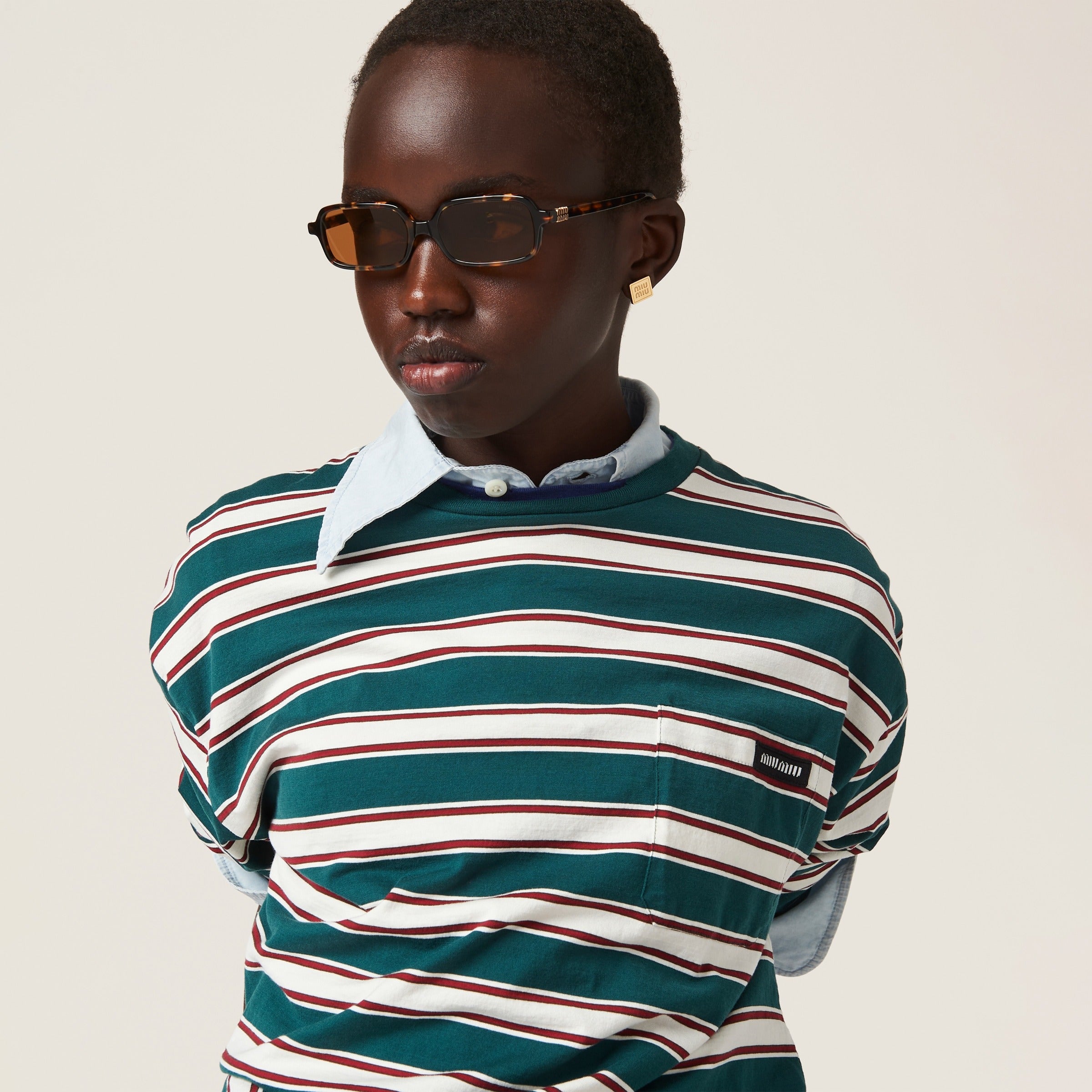 Miu Regard sunglasses Camel Beige Lenses