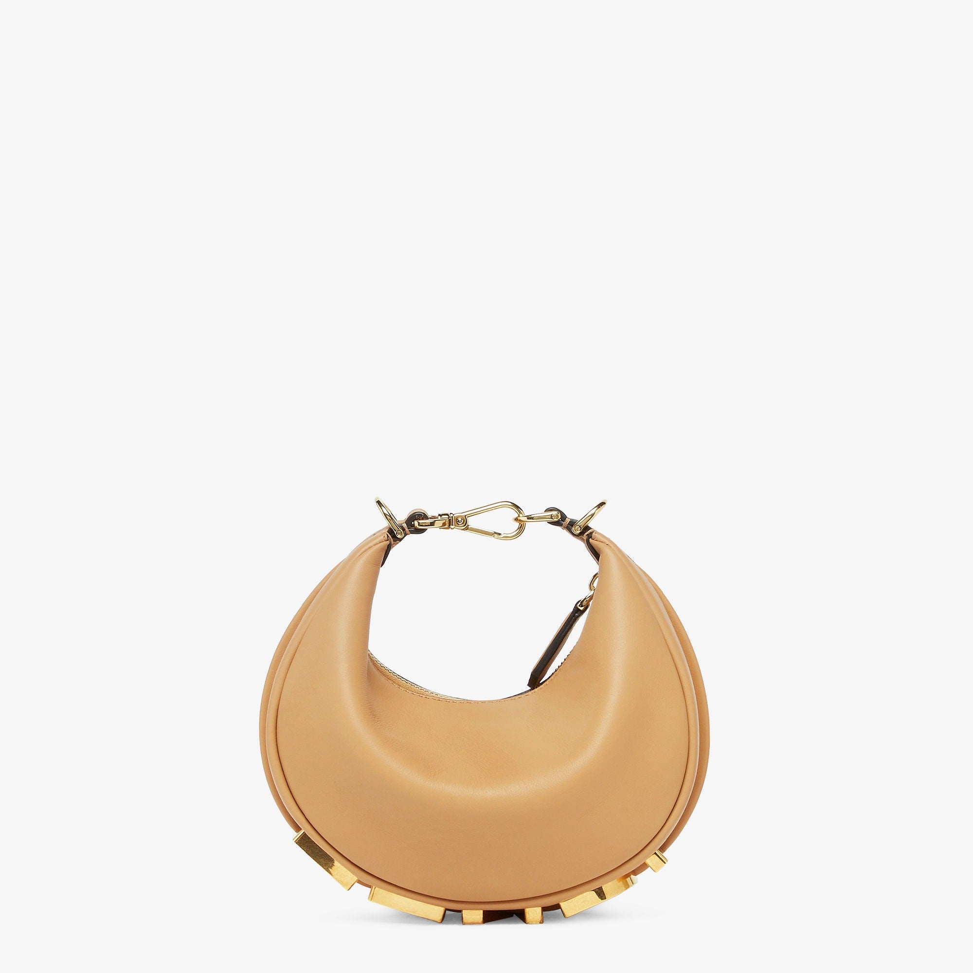 Fendigraphy Mini Beige leather mini-bag