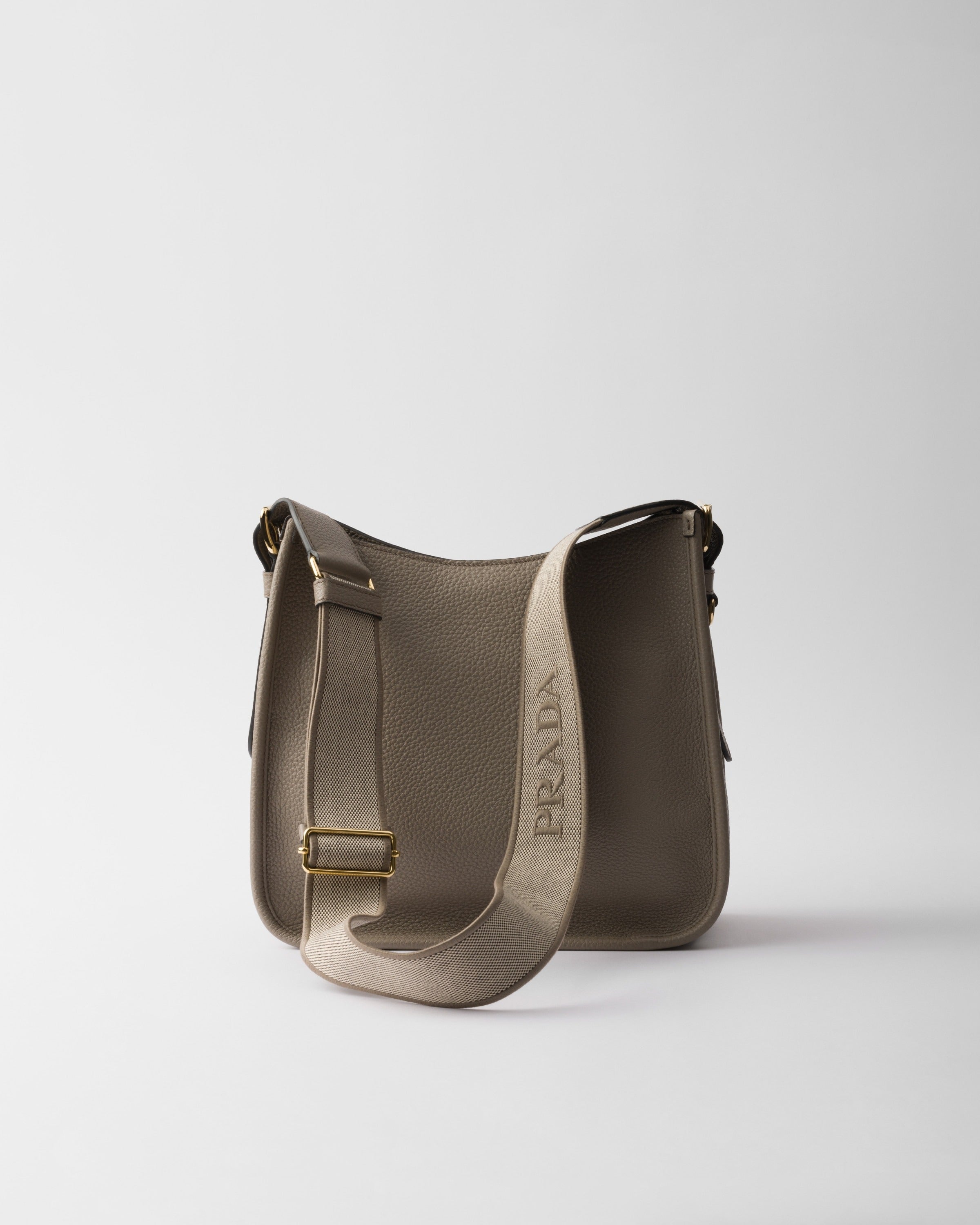 Medium leather bag Clay Gray