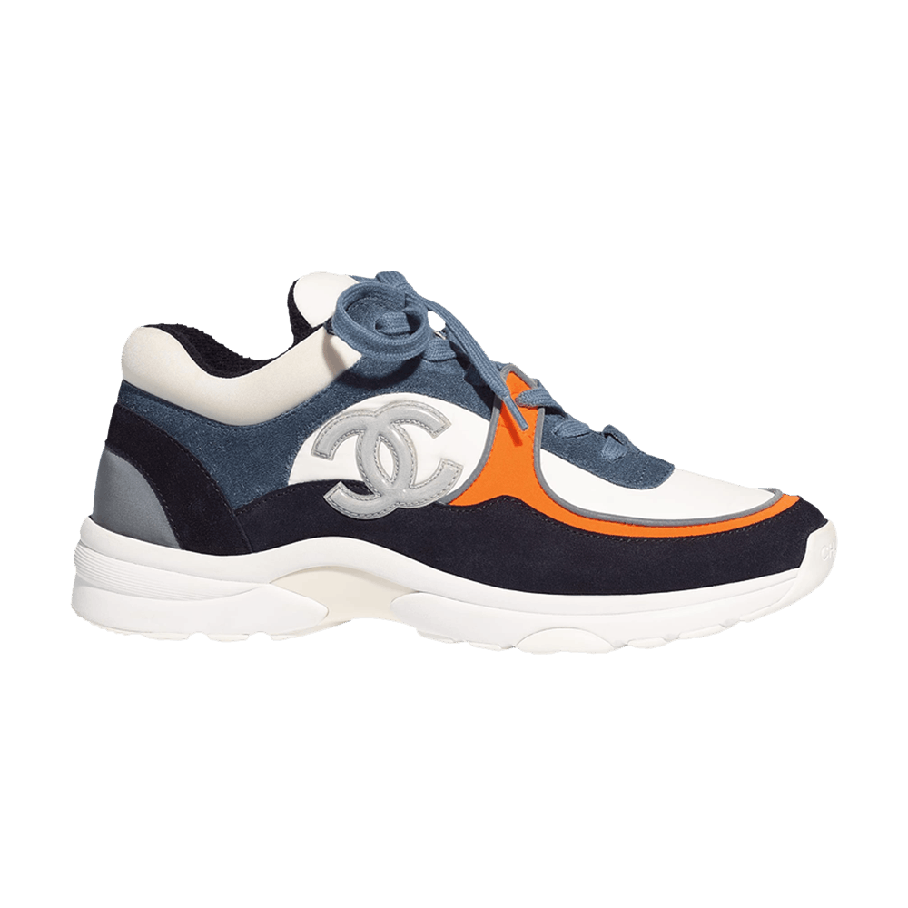 Chanel Low Top Trainer CC White Navy (Women's)