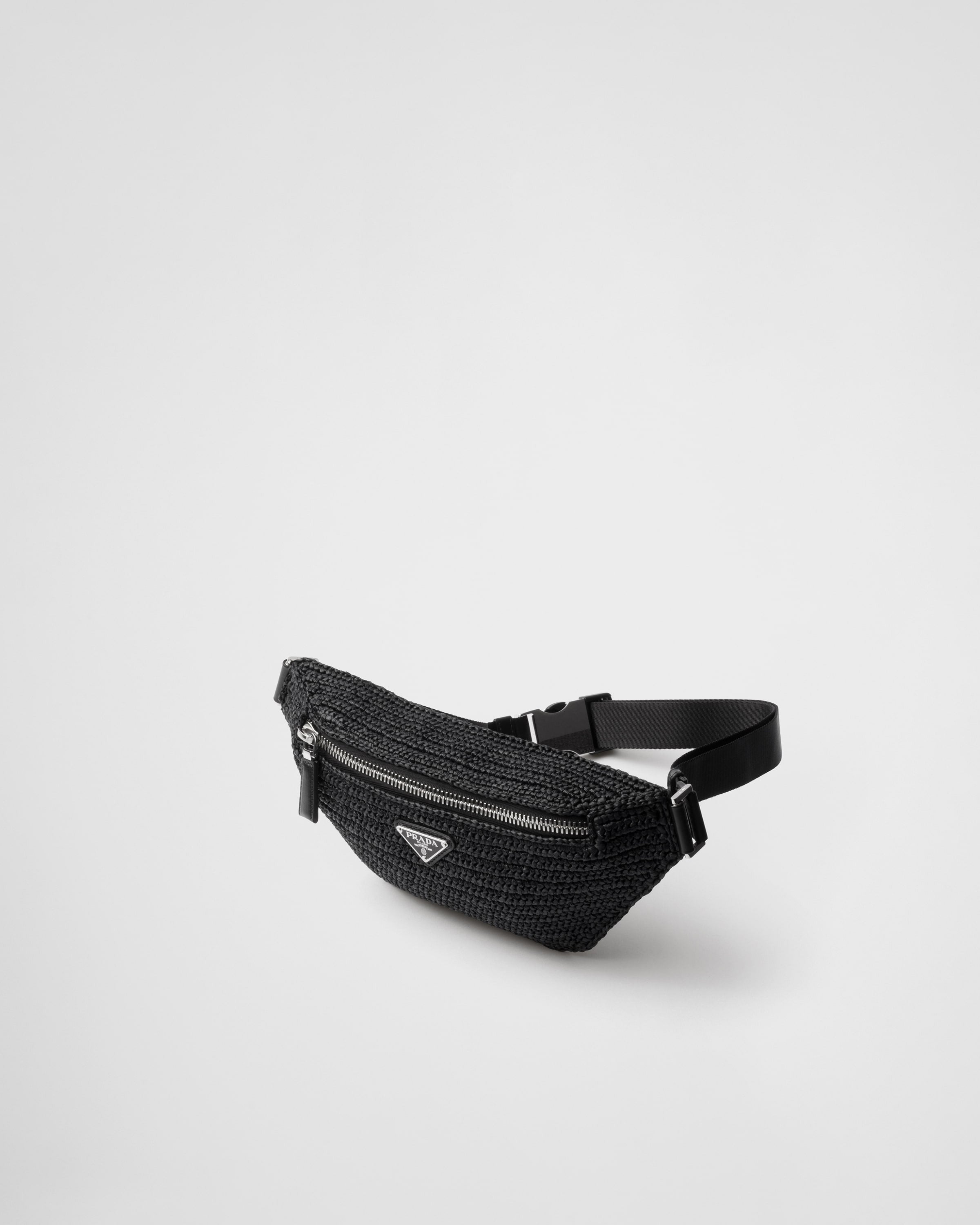 Crochet belt bag Black