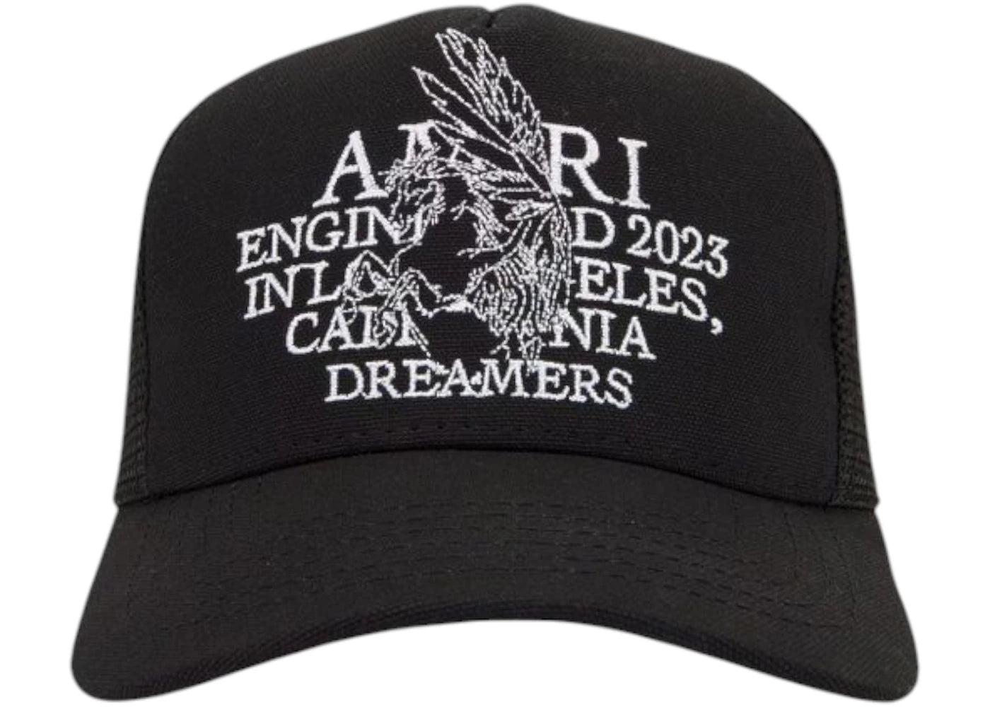 AMIRI Pegasus Trucker Hat Black