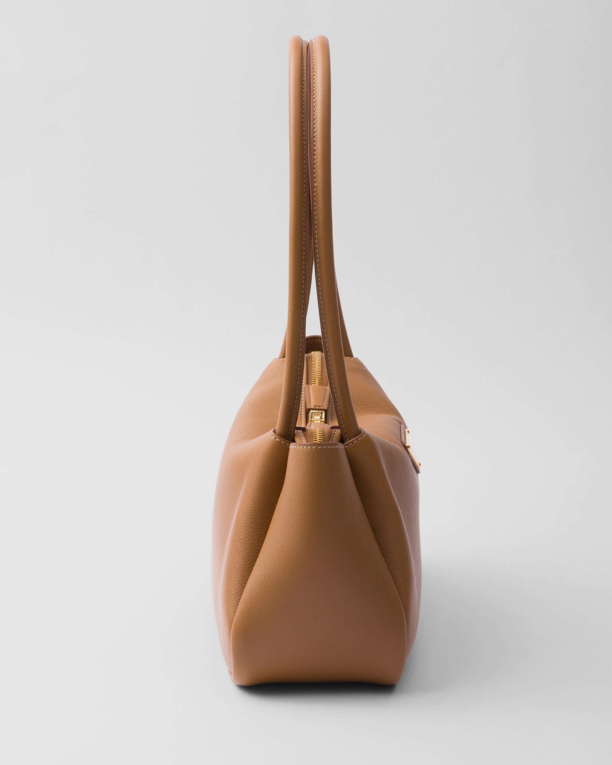 Prada Darling medium leather shoulder bag Caramel