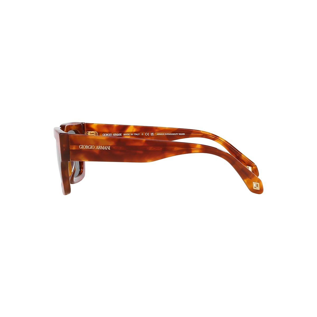 GIORGIO ARMANI AR8184U Red Havana - Men Sunglasses, White Lens