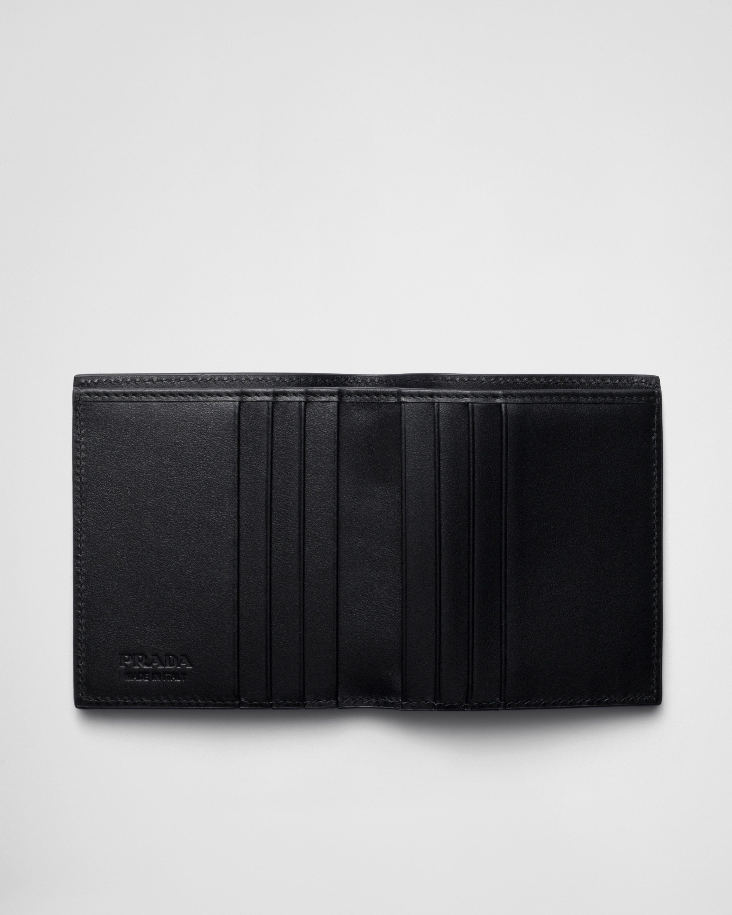 Leather wallet Black