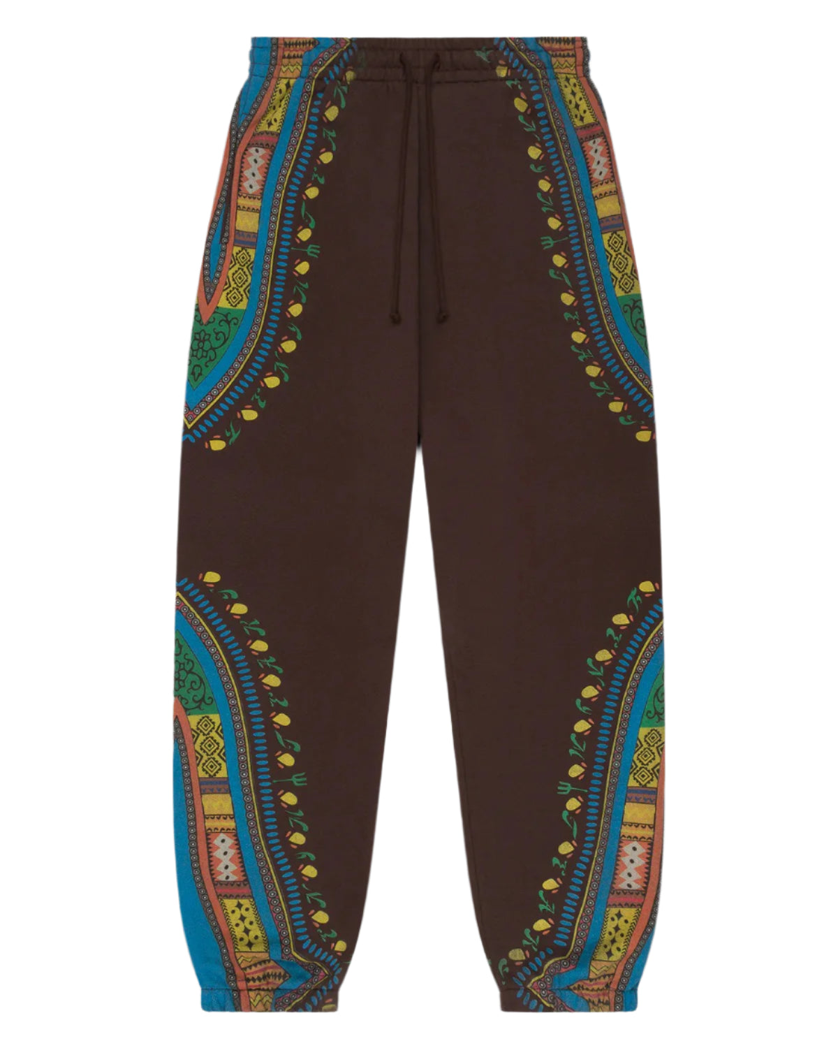 Dashiki Trompe L’oeil Sweatpants Brown