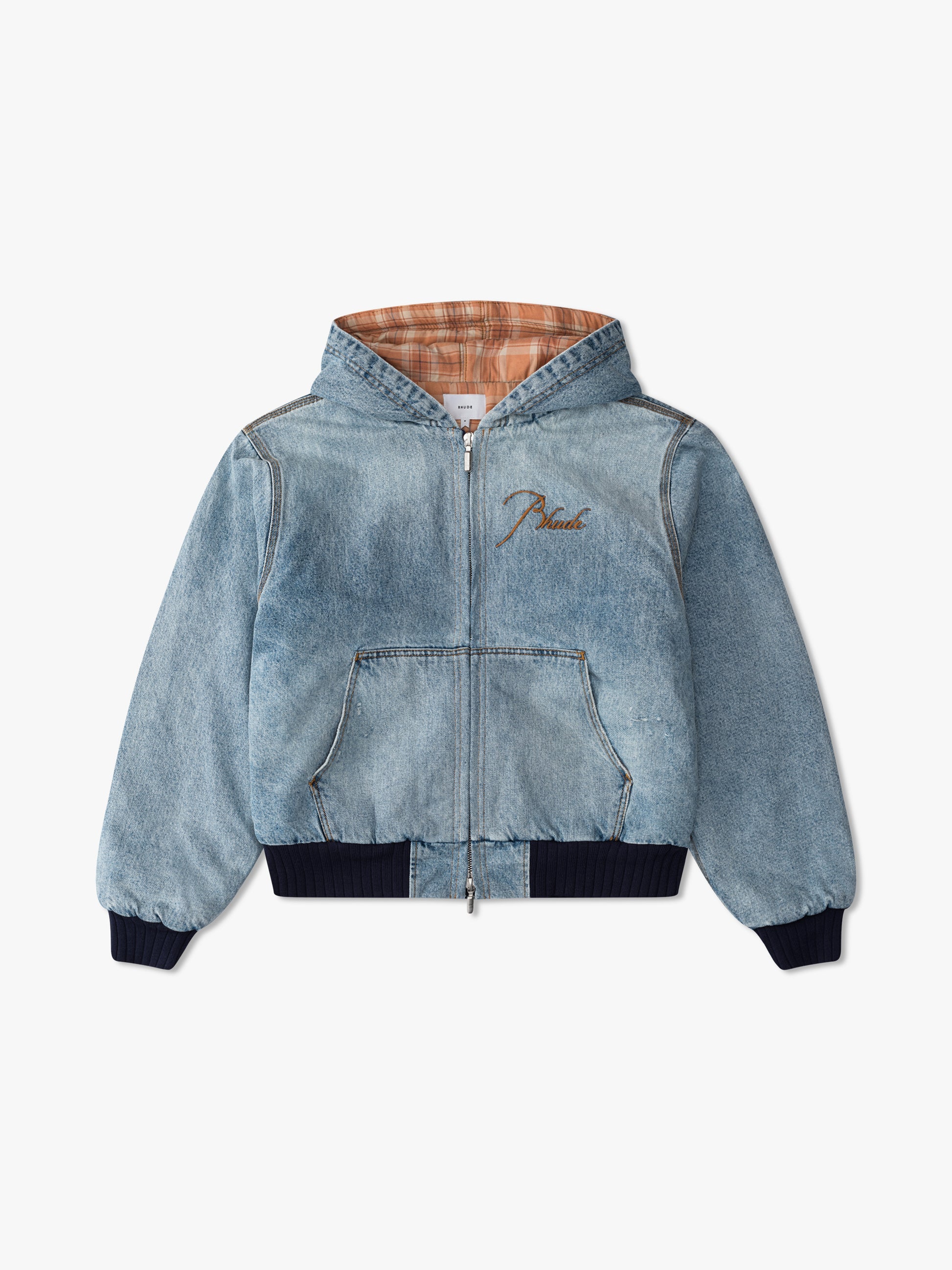 DENIM HOODIE - INDIGO