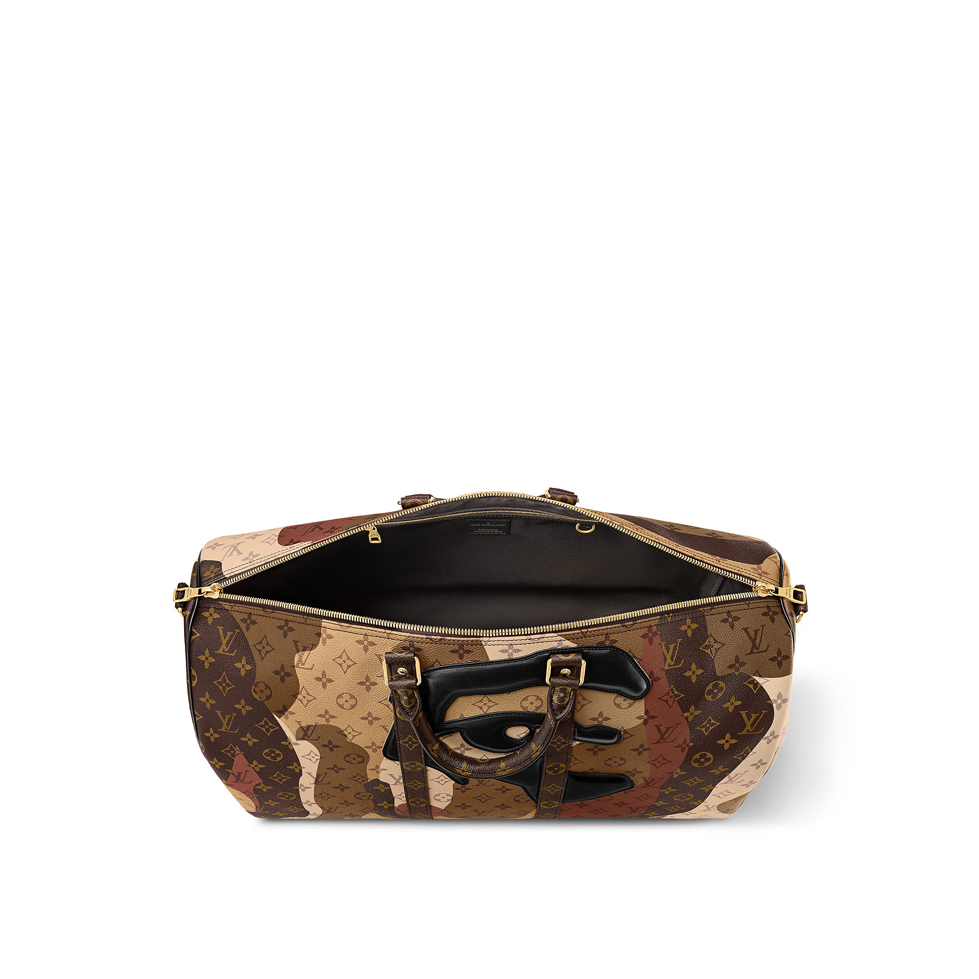 Keepall Bandoulière 55 Monogram Coated Canvas and Cowhide Leather