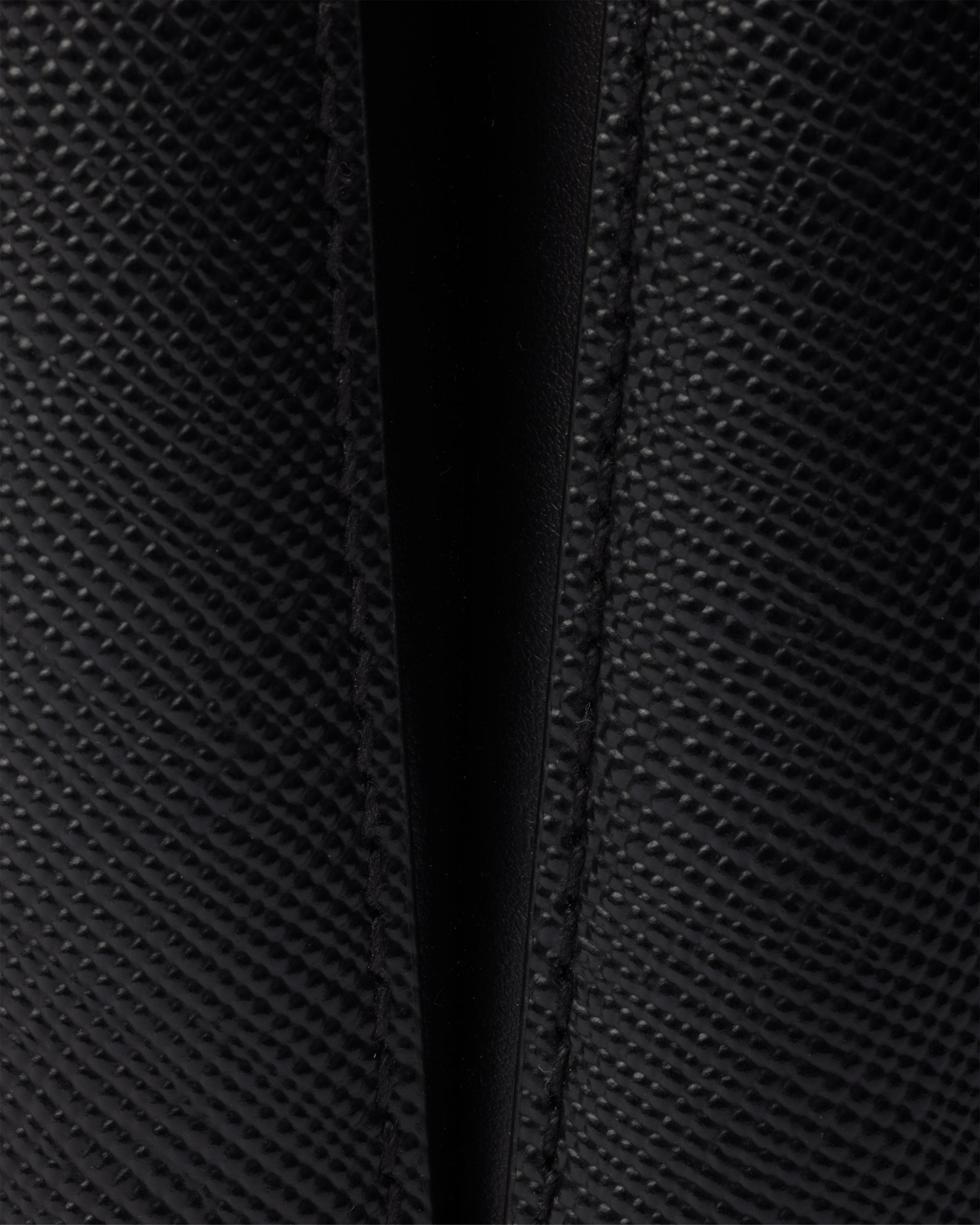 Prada Panier Saffiano leather mini-bag Black