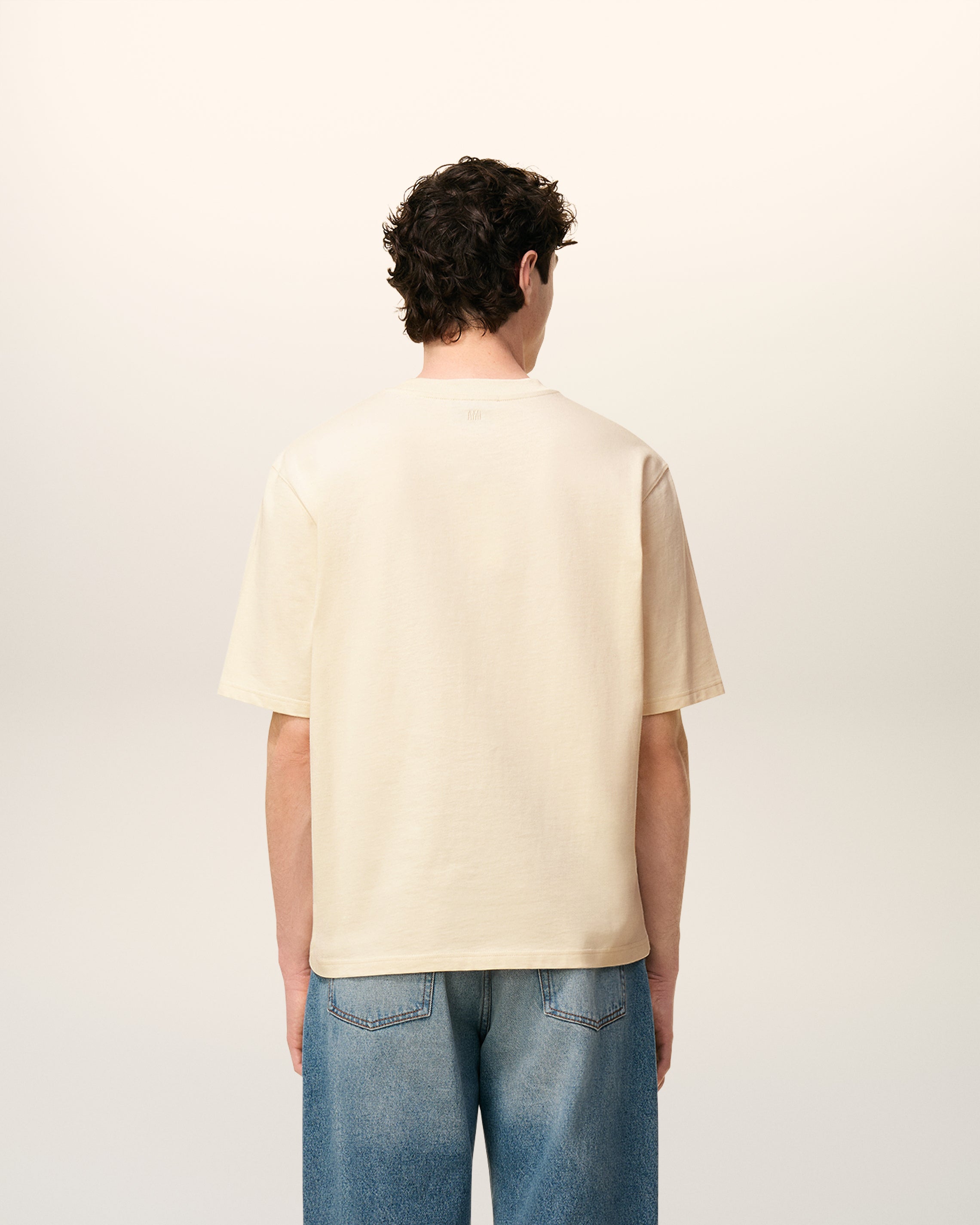 White Cotton Ami De Coeur T-shirt IVORY
