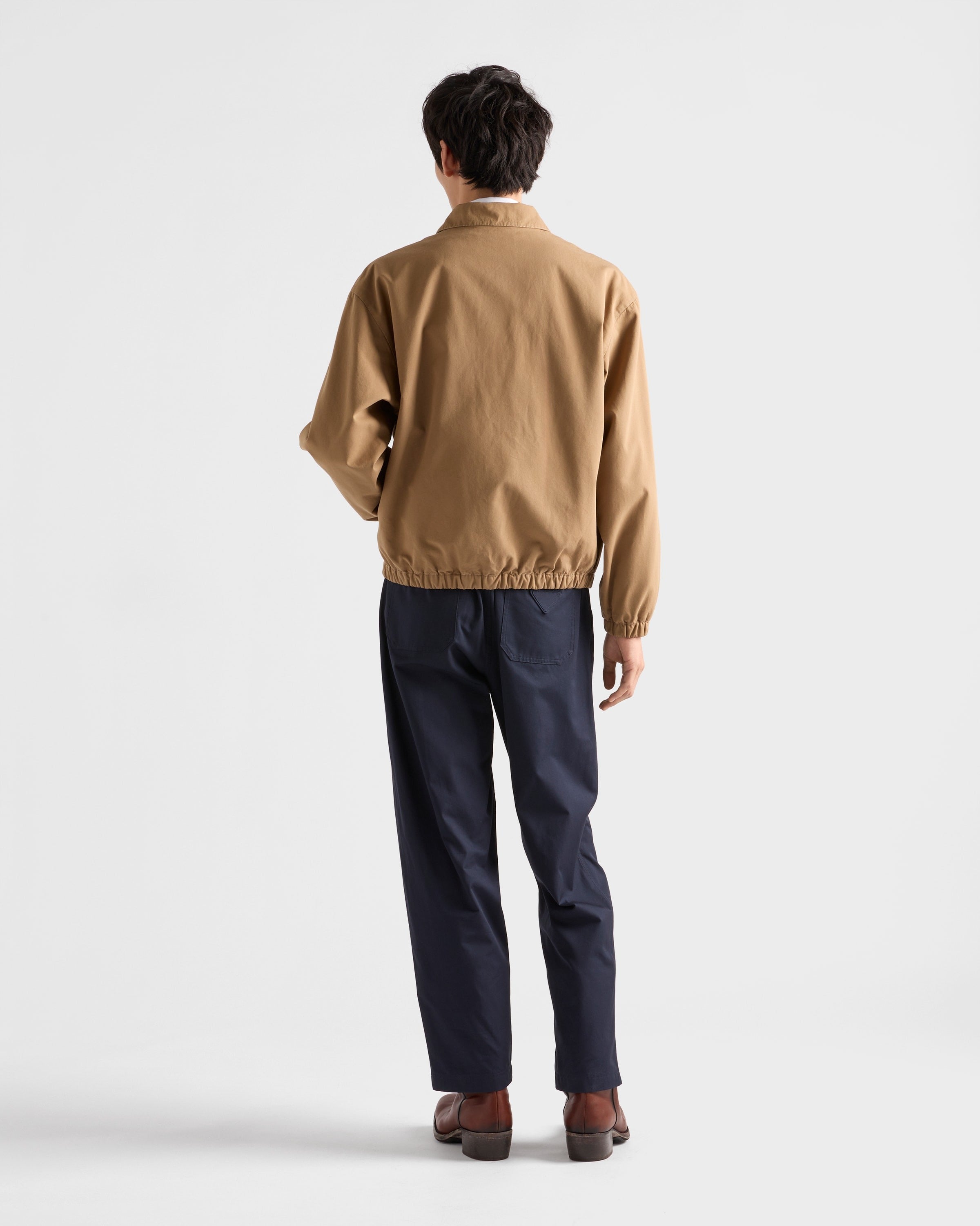 Cotton jacket Cork Beige/Celeste