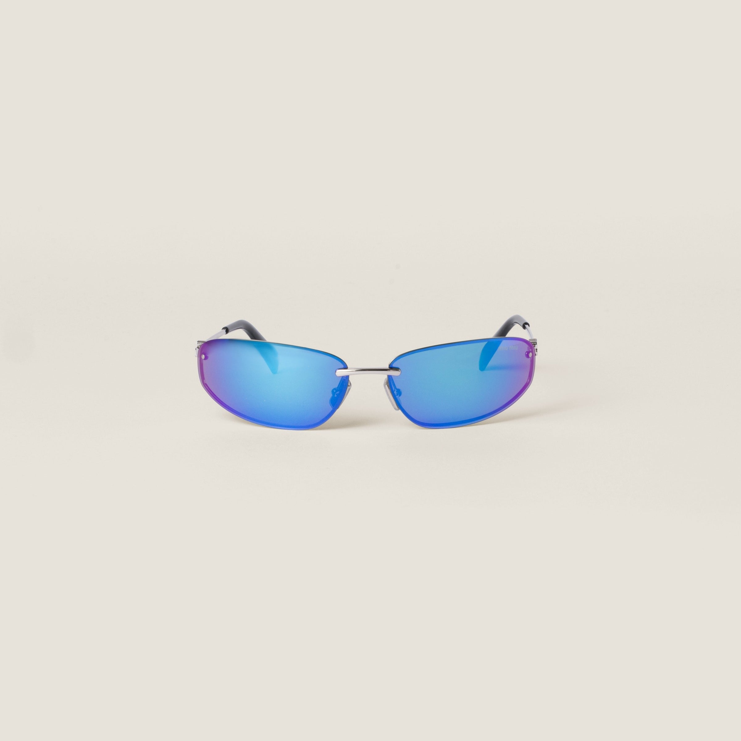 Miu Nocturne sunglasses Mirrored Cyan Lenses