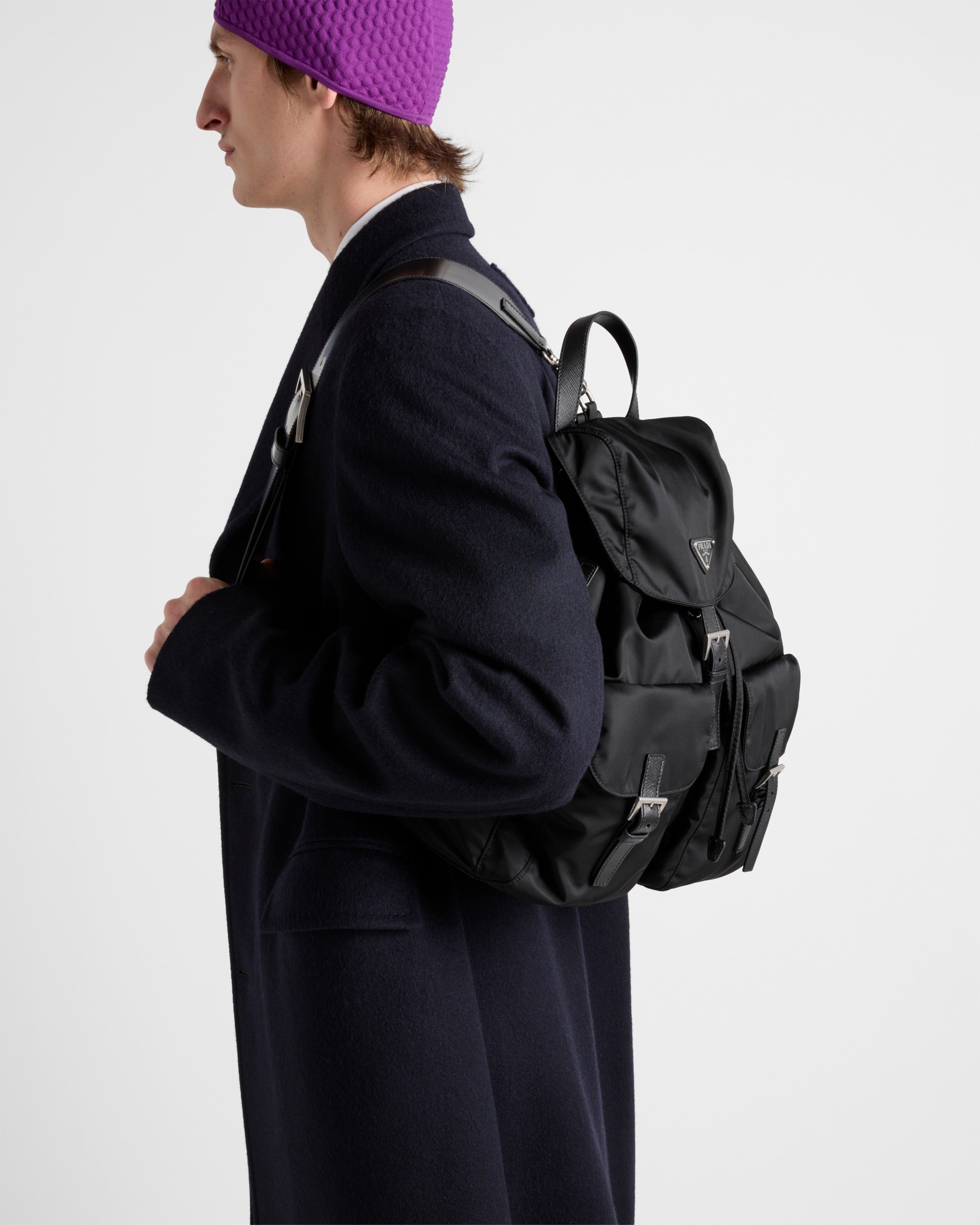 Re-Nylon backpack Black