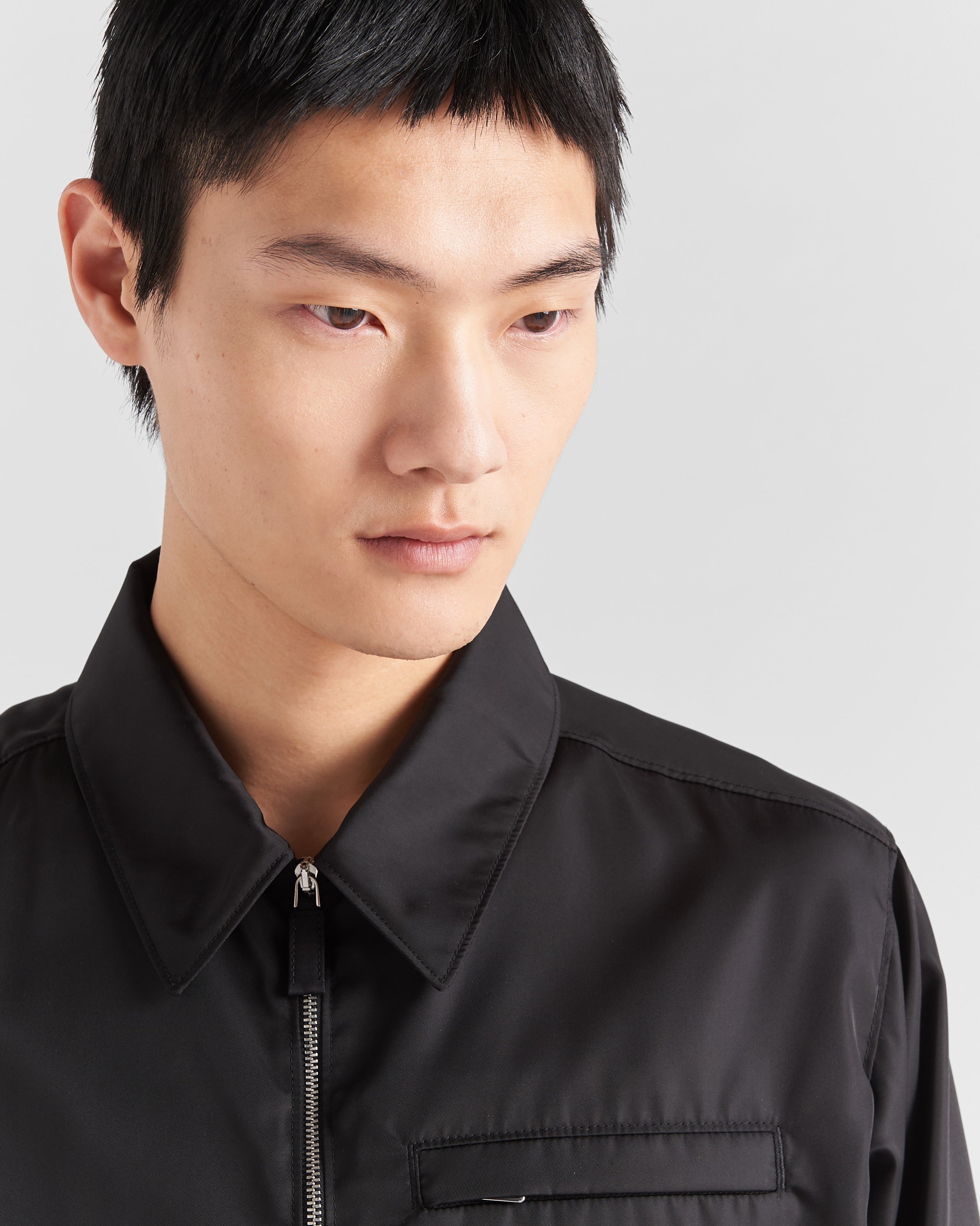 Re-Nylon blouson jacket Black