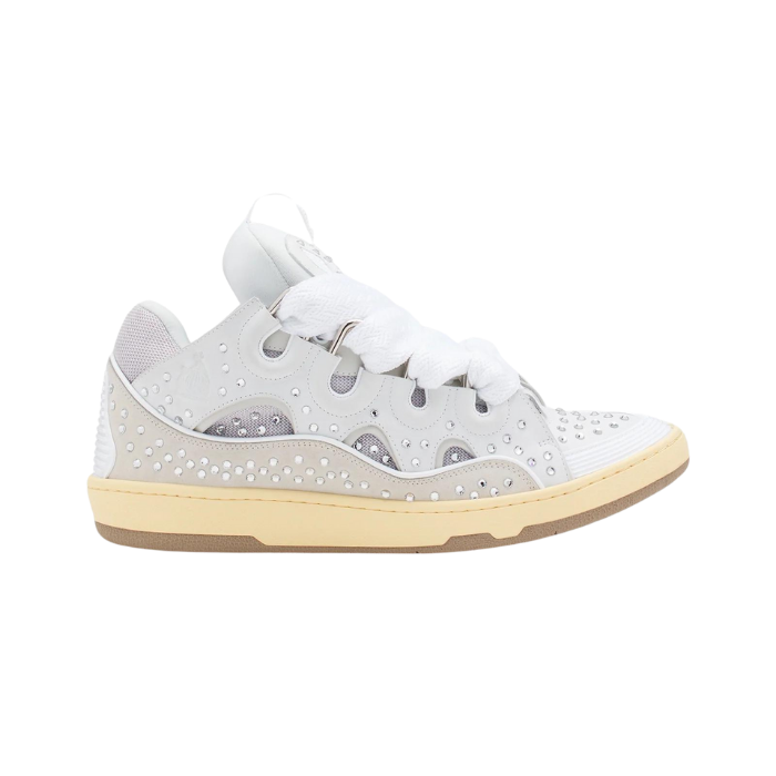 Lanvin Leather Curb With Rhinestones