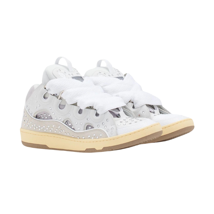 Lanvin Leather Curb With Rhinestones