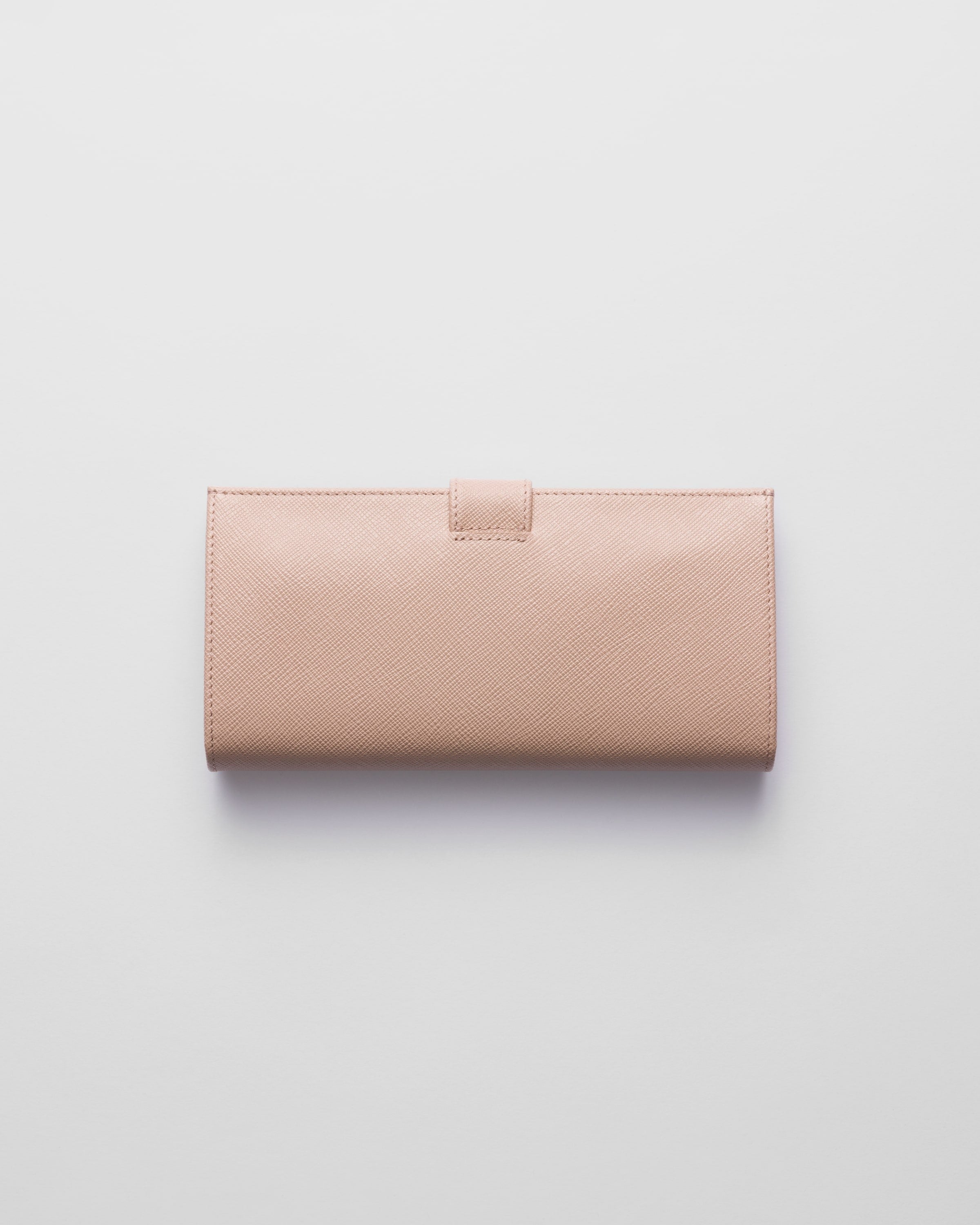 Large Saffiano leather wallet Powder Pink