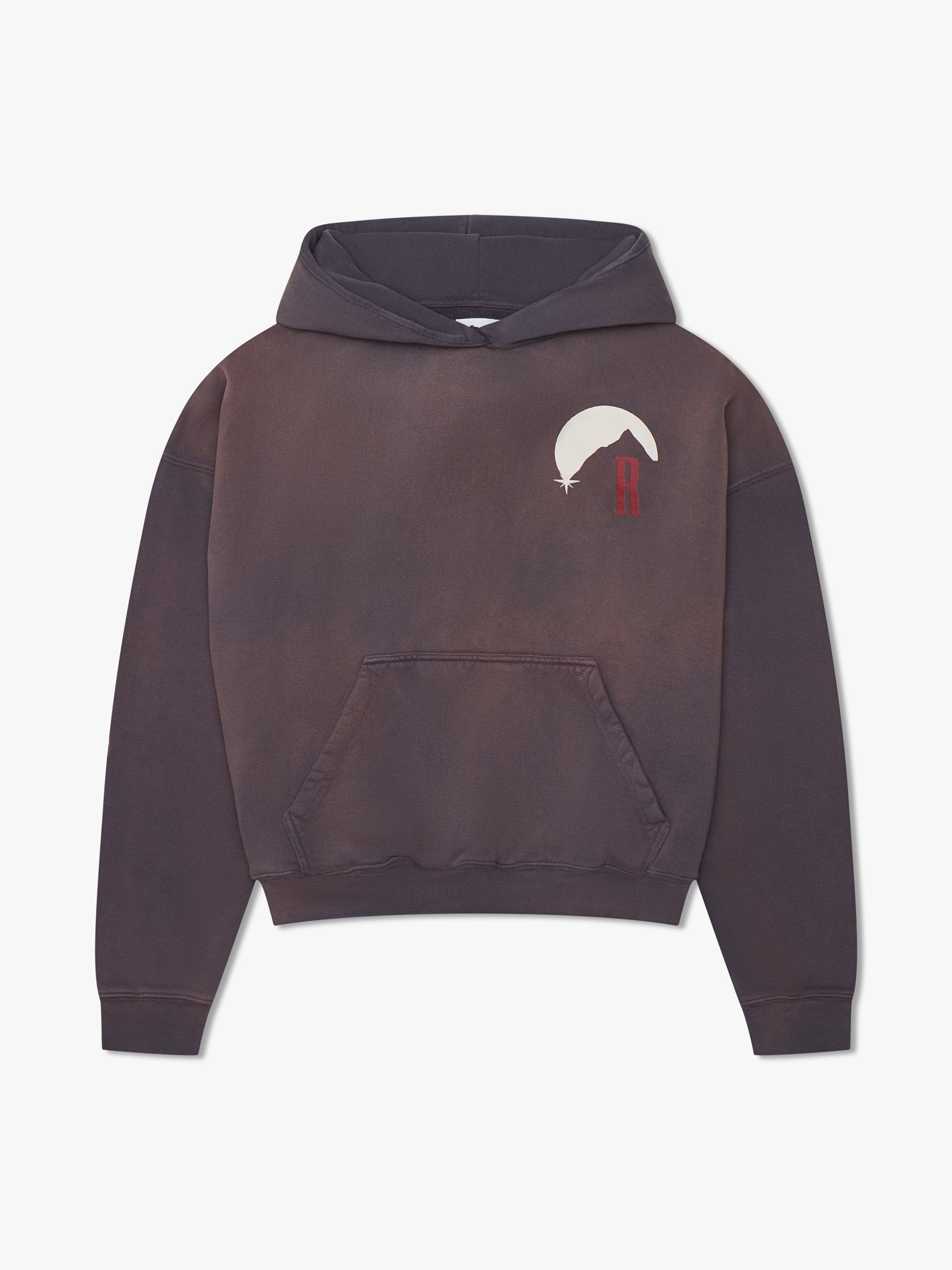 MOONLIGHT STAMP HOODIE - VINTAGE GREY
