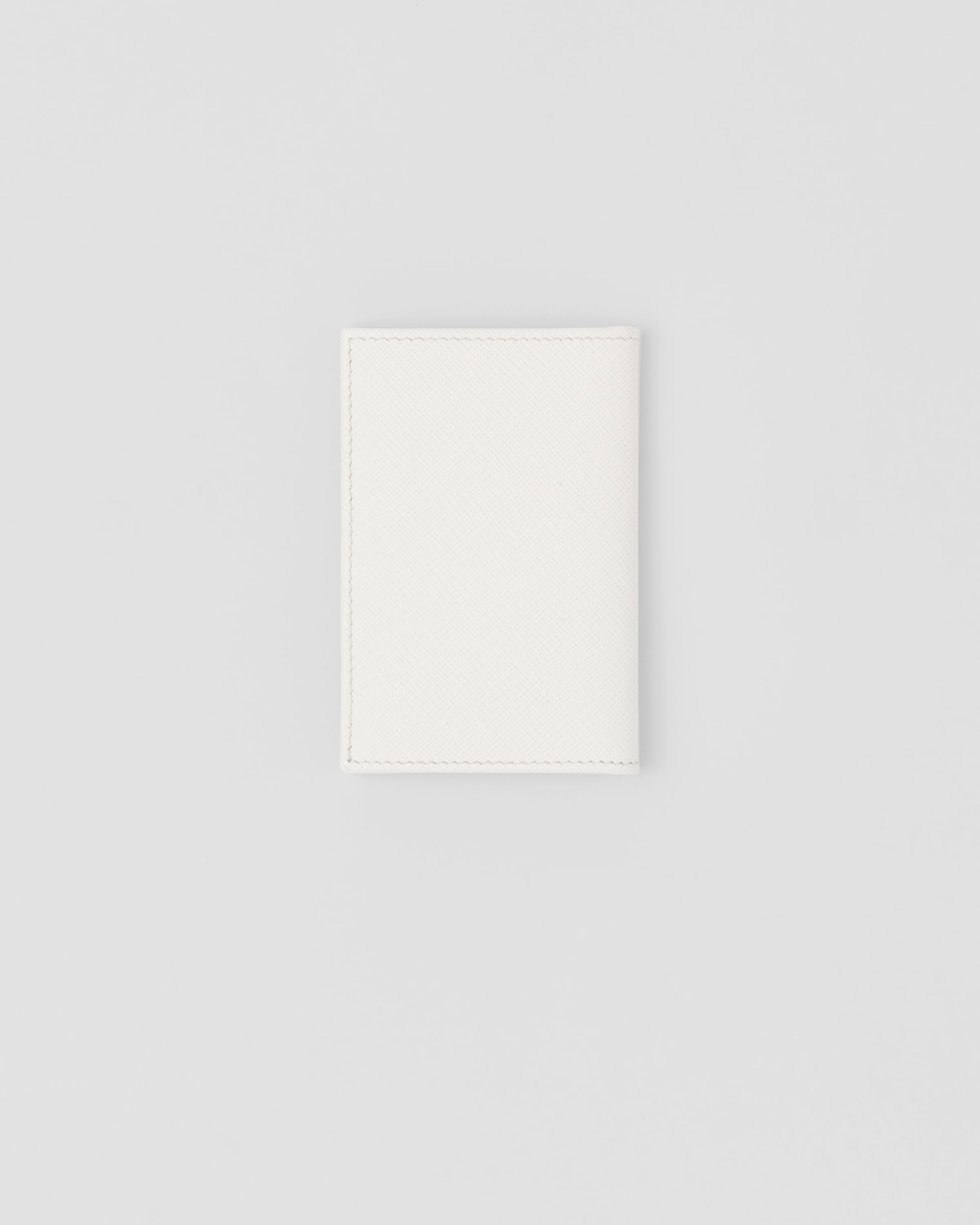 Saffiano Leather Card Holder White