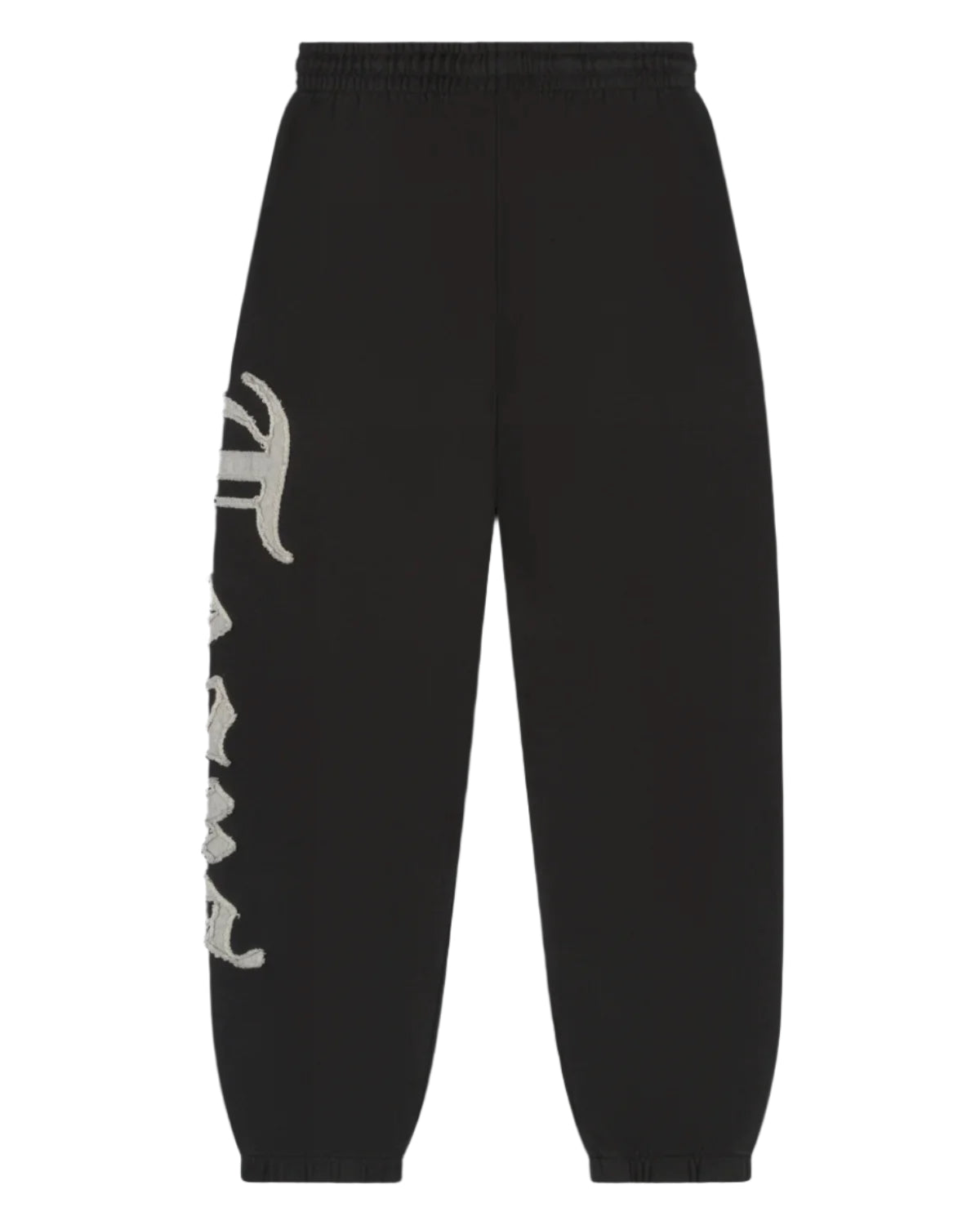 Tears Cut Out Sweatpants Charcoal