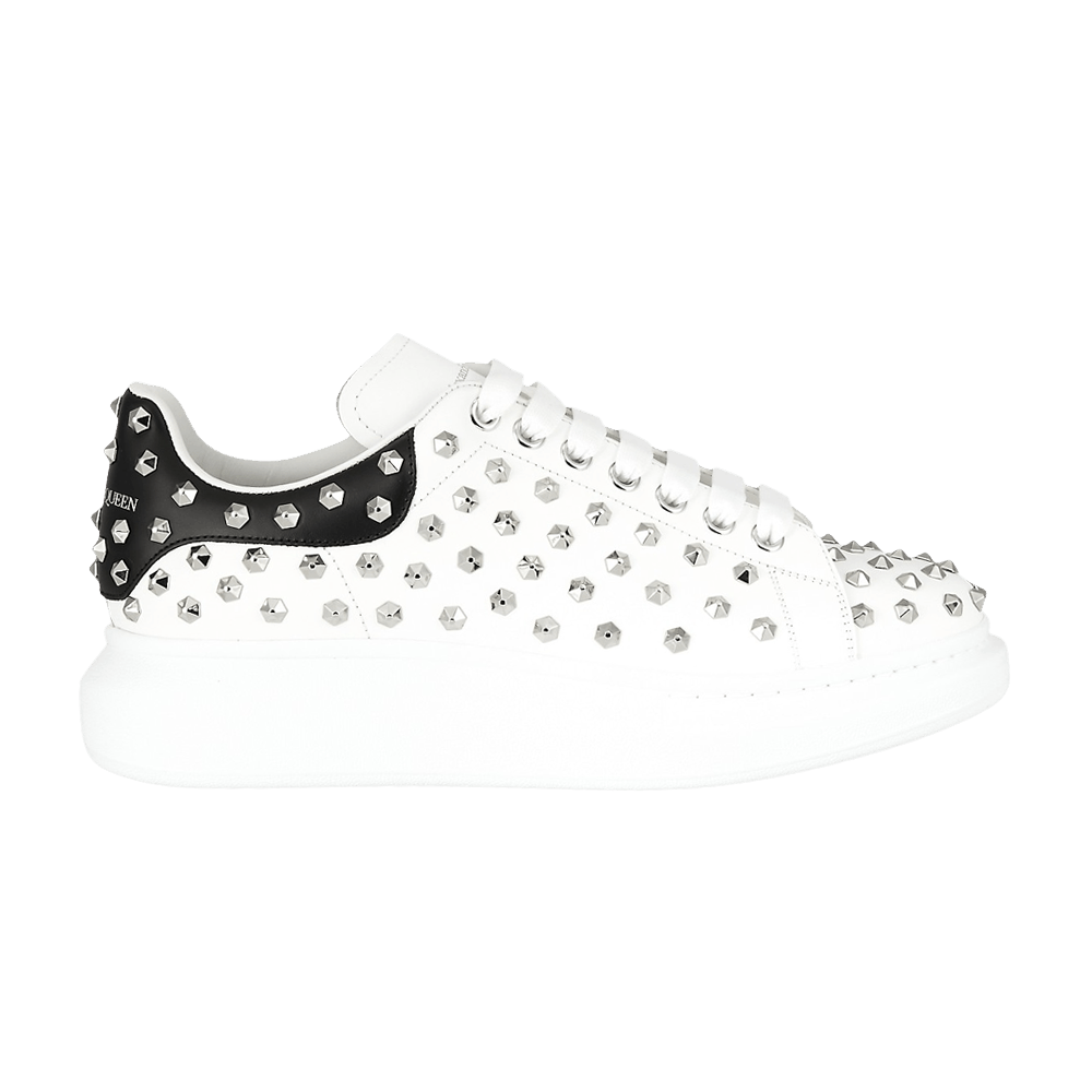 Alexander McQueen Oversized Sneaker 'White Black Studded'