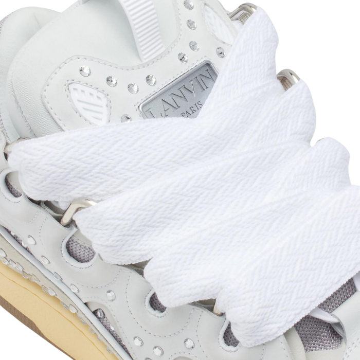 Lanvin Leather Curb With Rhinestones