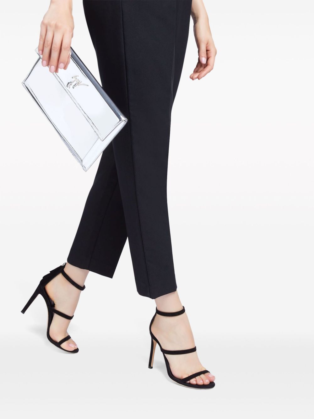Giuseppe Zanotti Sabhin logo-plaque Clutch Bag