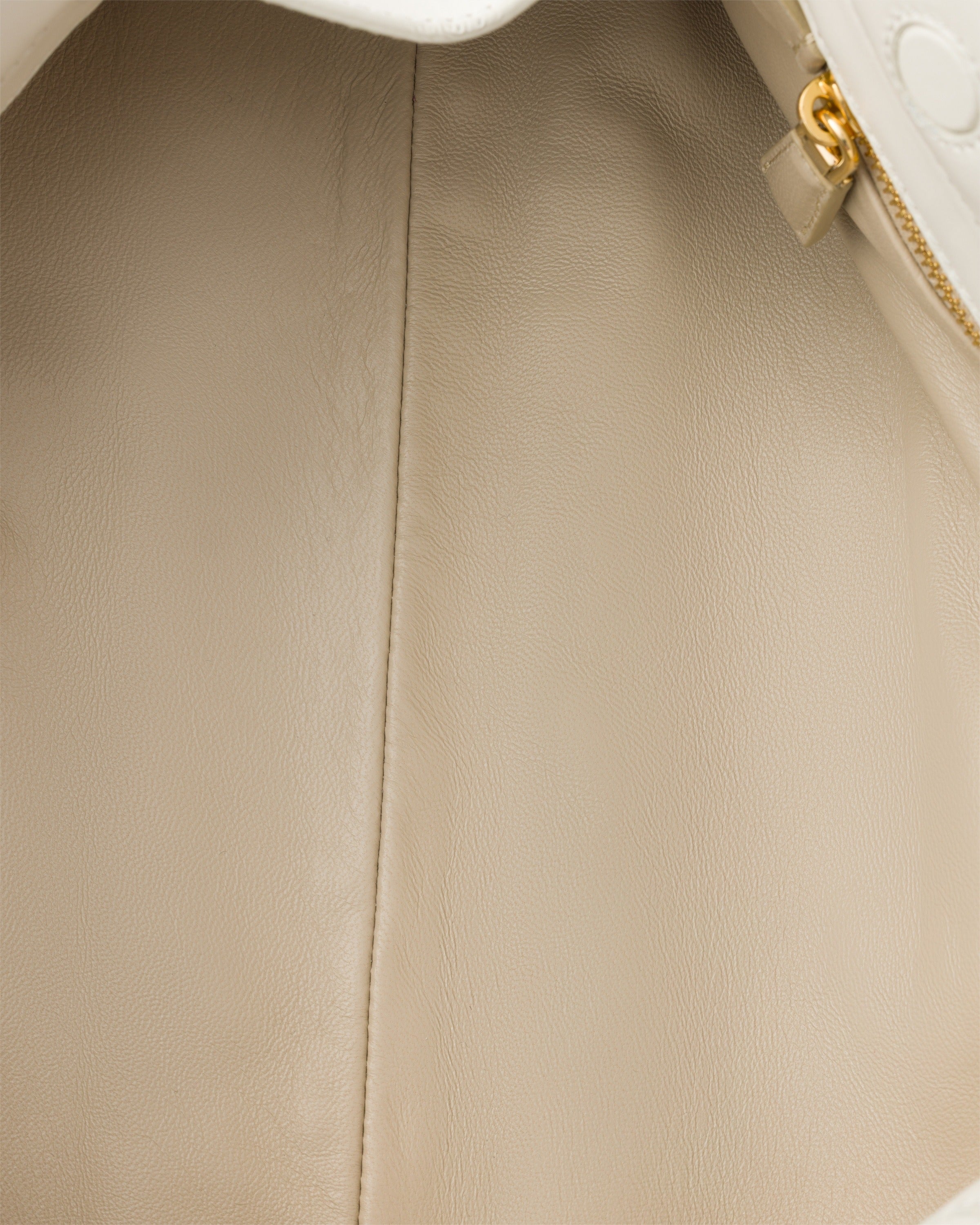 Prada Enchaîné medium leather bag White