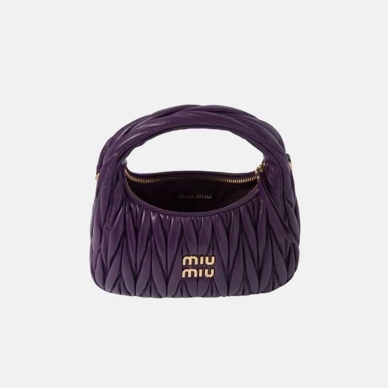 Wander Matelasse Nappa Leather Hobo Bag