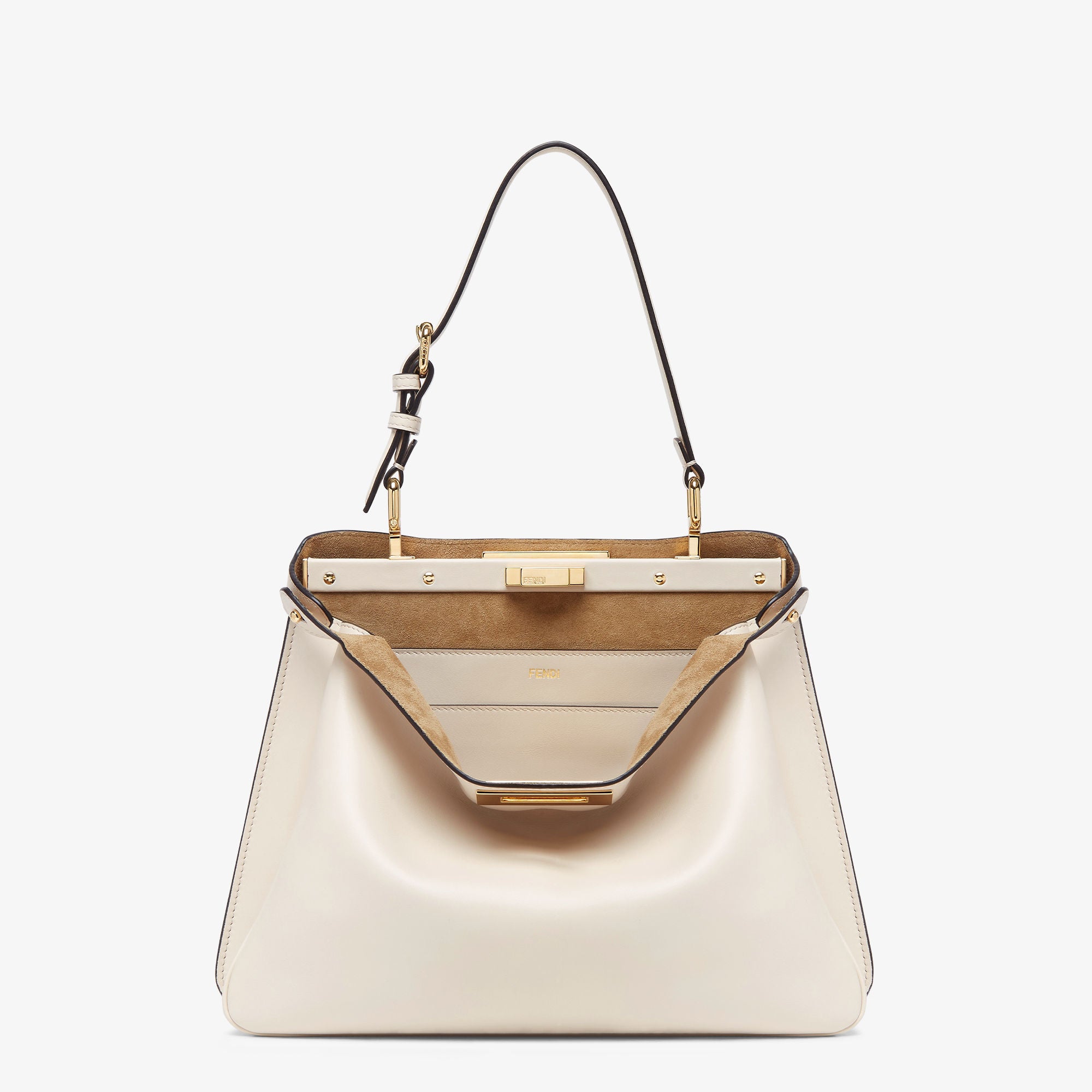 Peekaboo Soft Medium Camellia leather bag