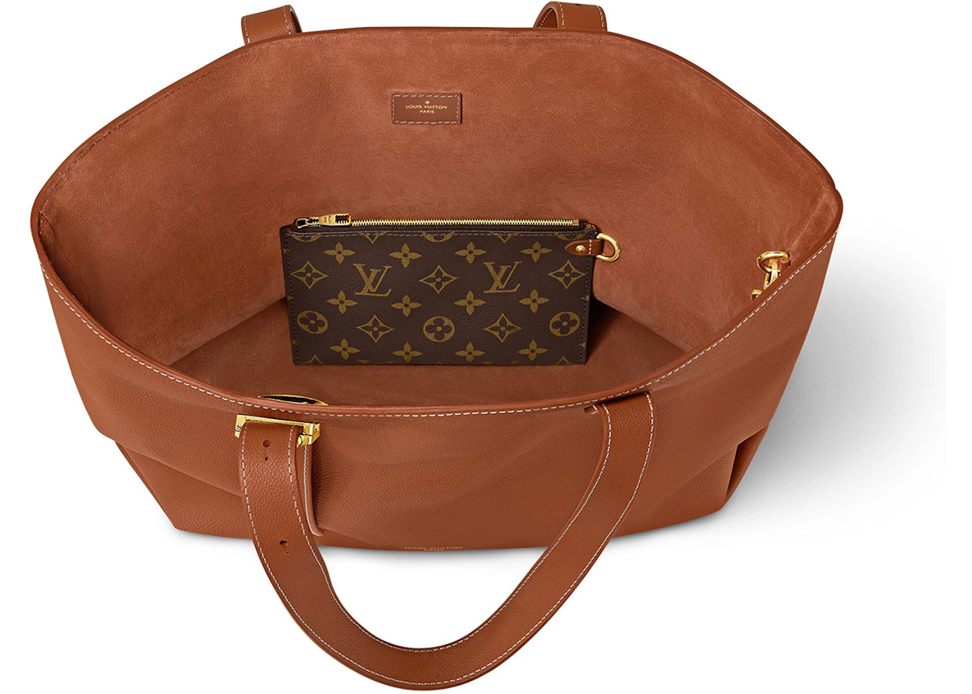 Louis Vuitton Low Key Cabas MM Cognac