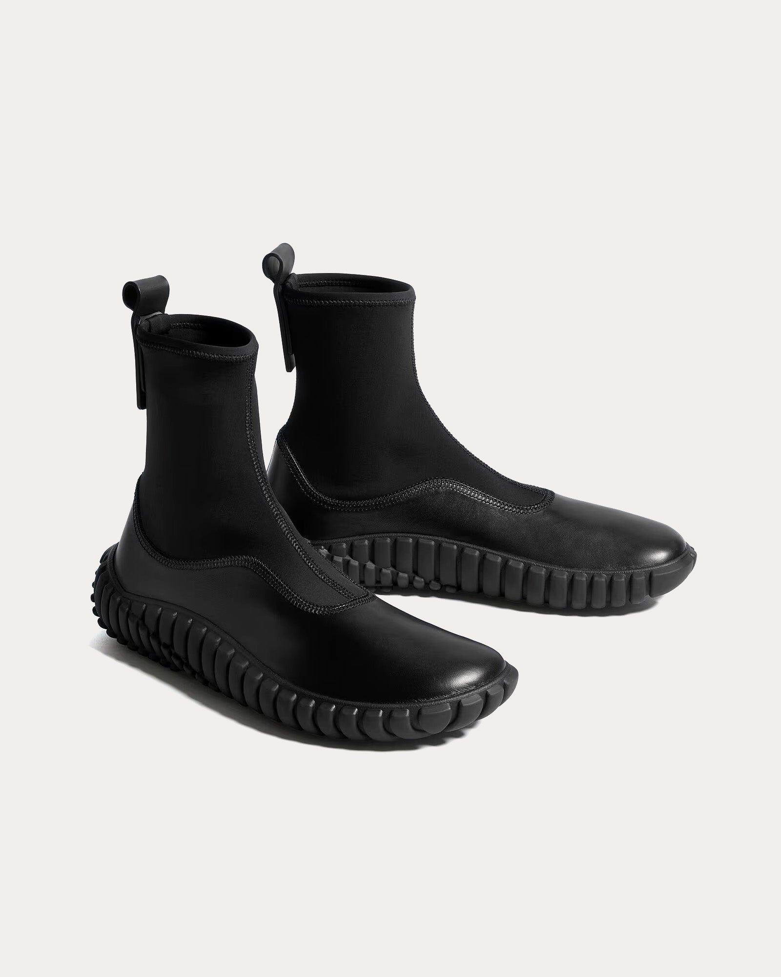 Tide Black High Top Sneakers