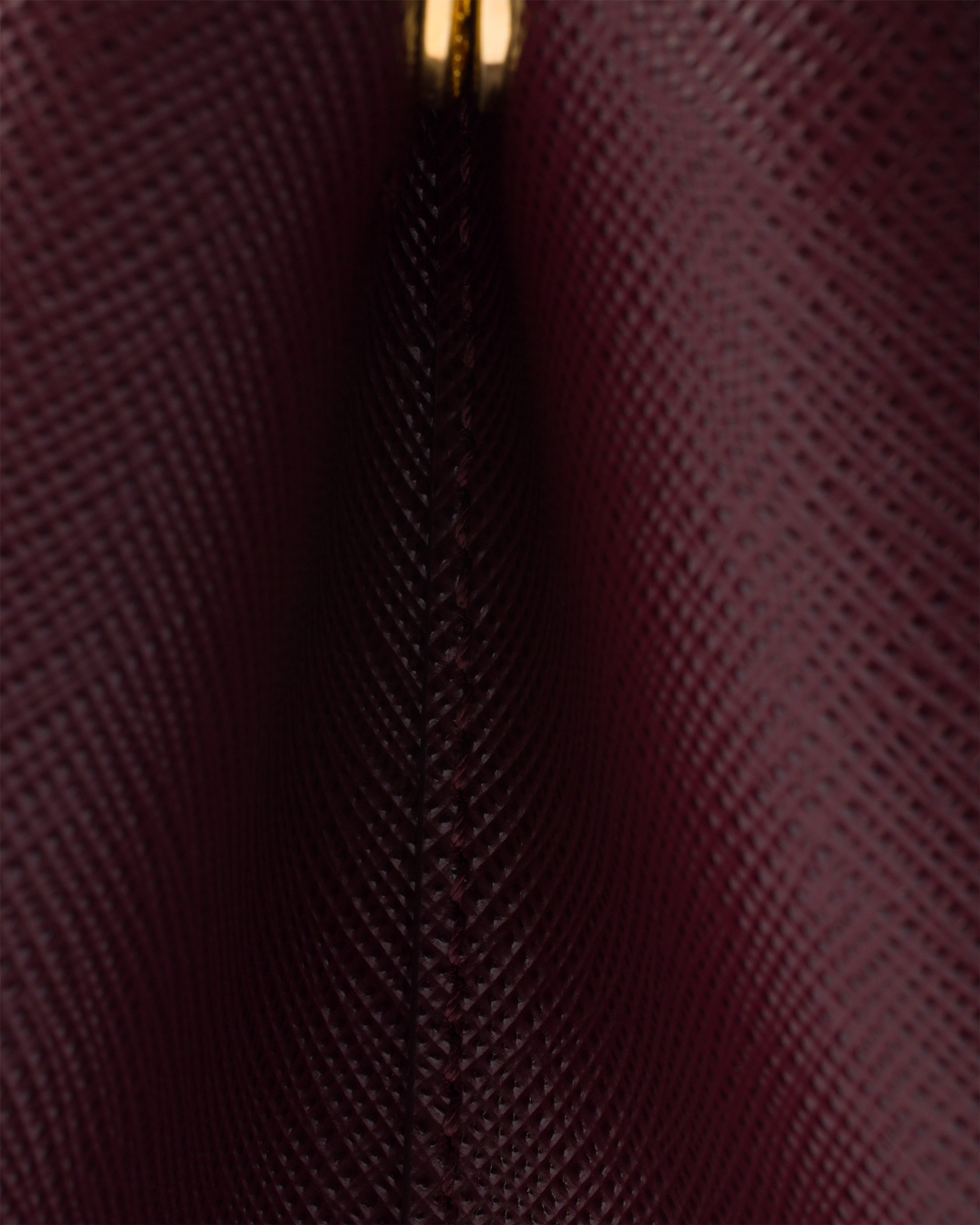 Small Prada Galleria Saffiano leather bag Burgundy