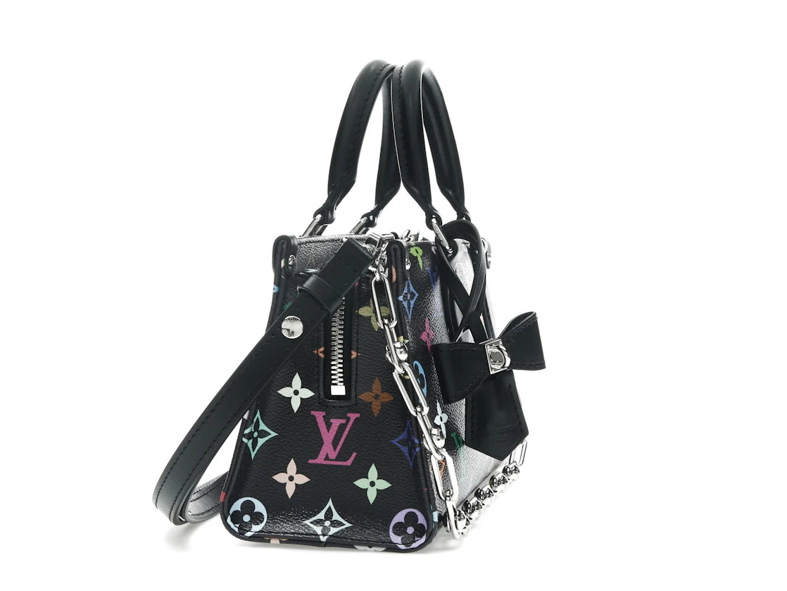 Louis Vuitton x Takashi Murakami OnTheGo East West Chain Black Multicolored