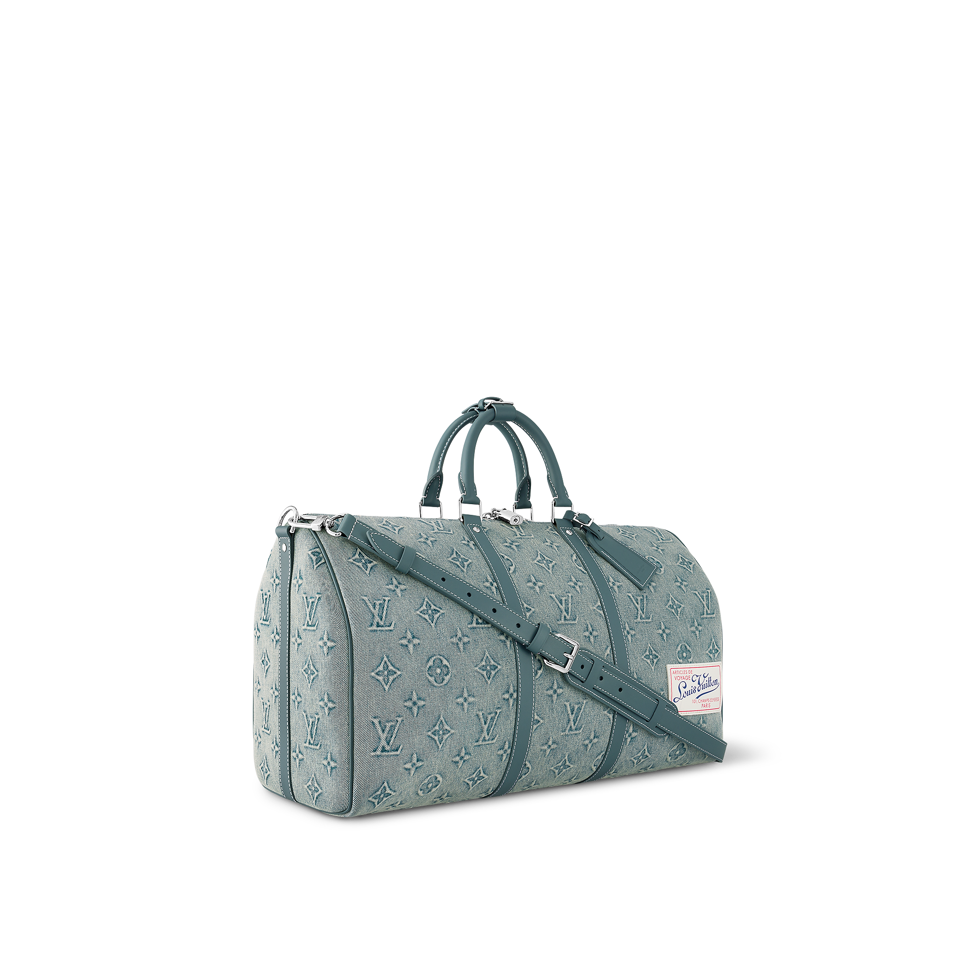 Keepall Bandoulière 50 Monogram Washed Denim