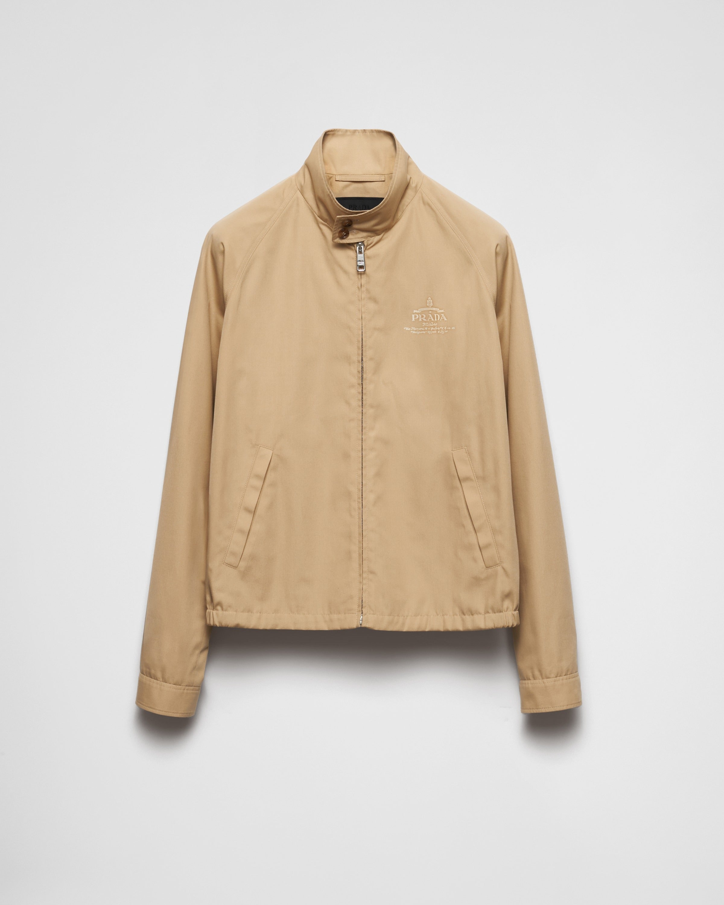 Cotton blend jacket Desert Beige