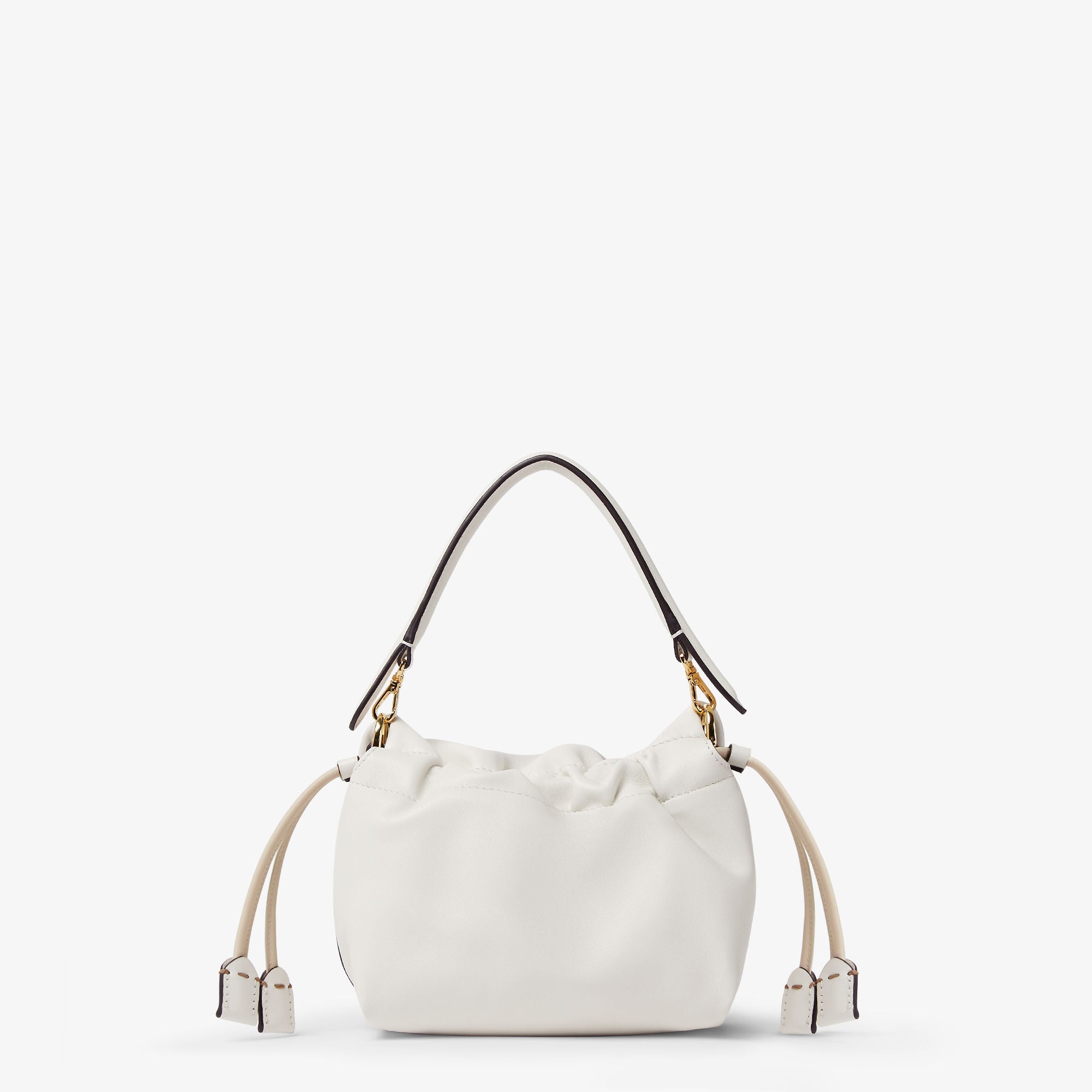Mamma Baguette Small White nappa leather mini bag