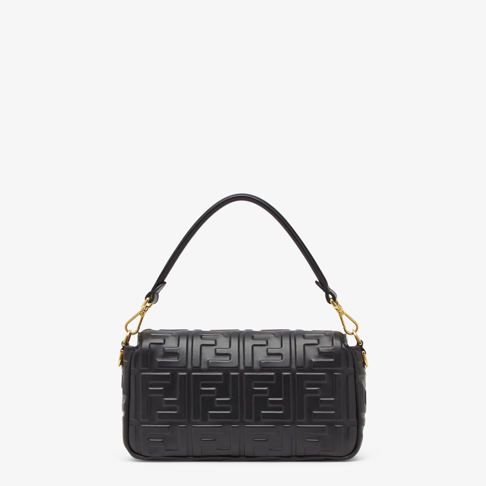 Baguette Black leather bag