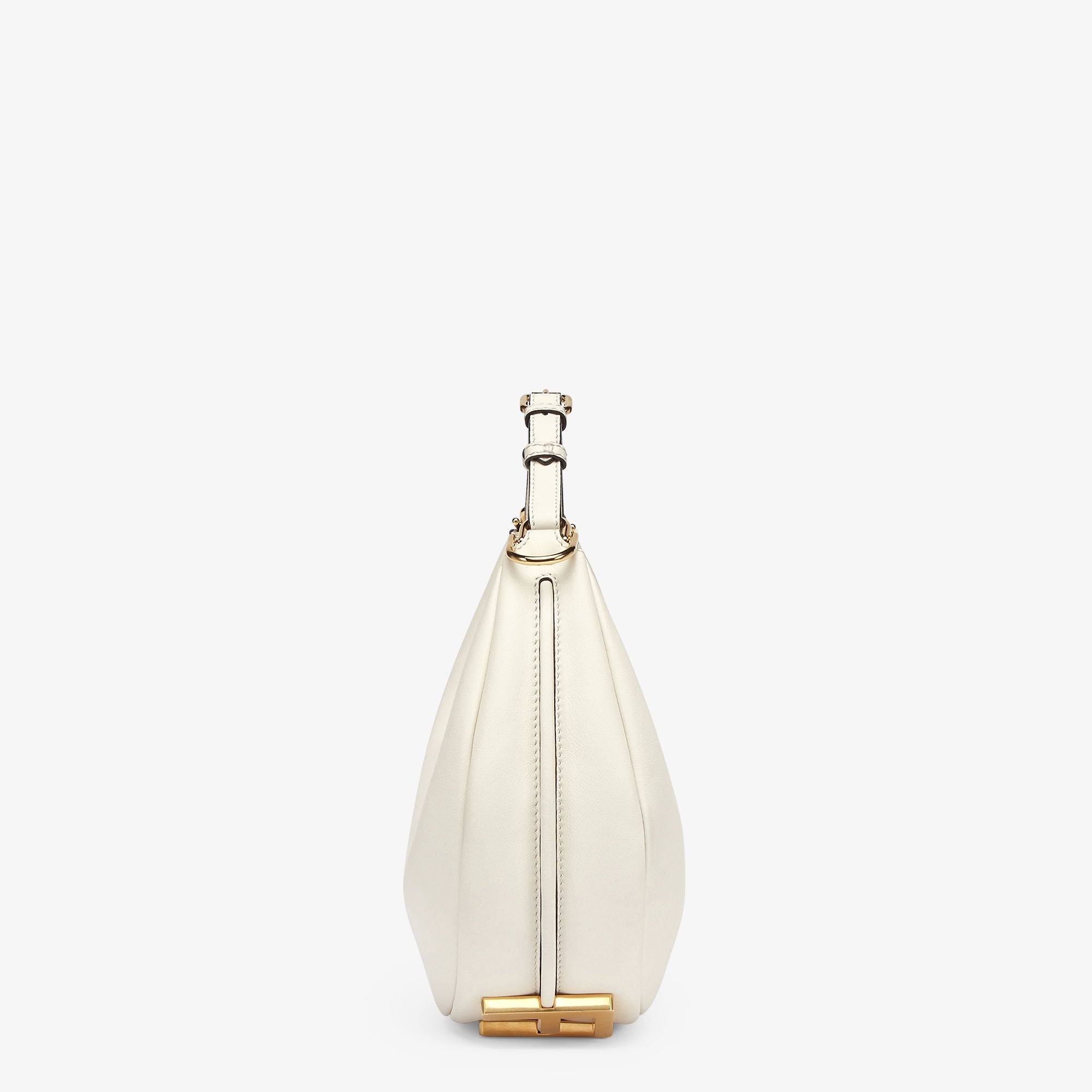 Fendigraphy Small White leather bag