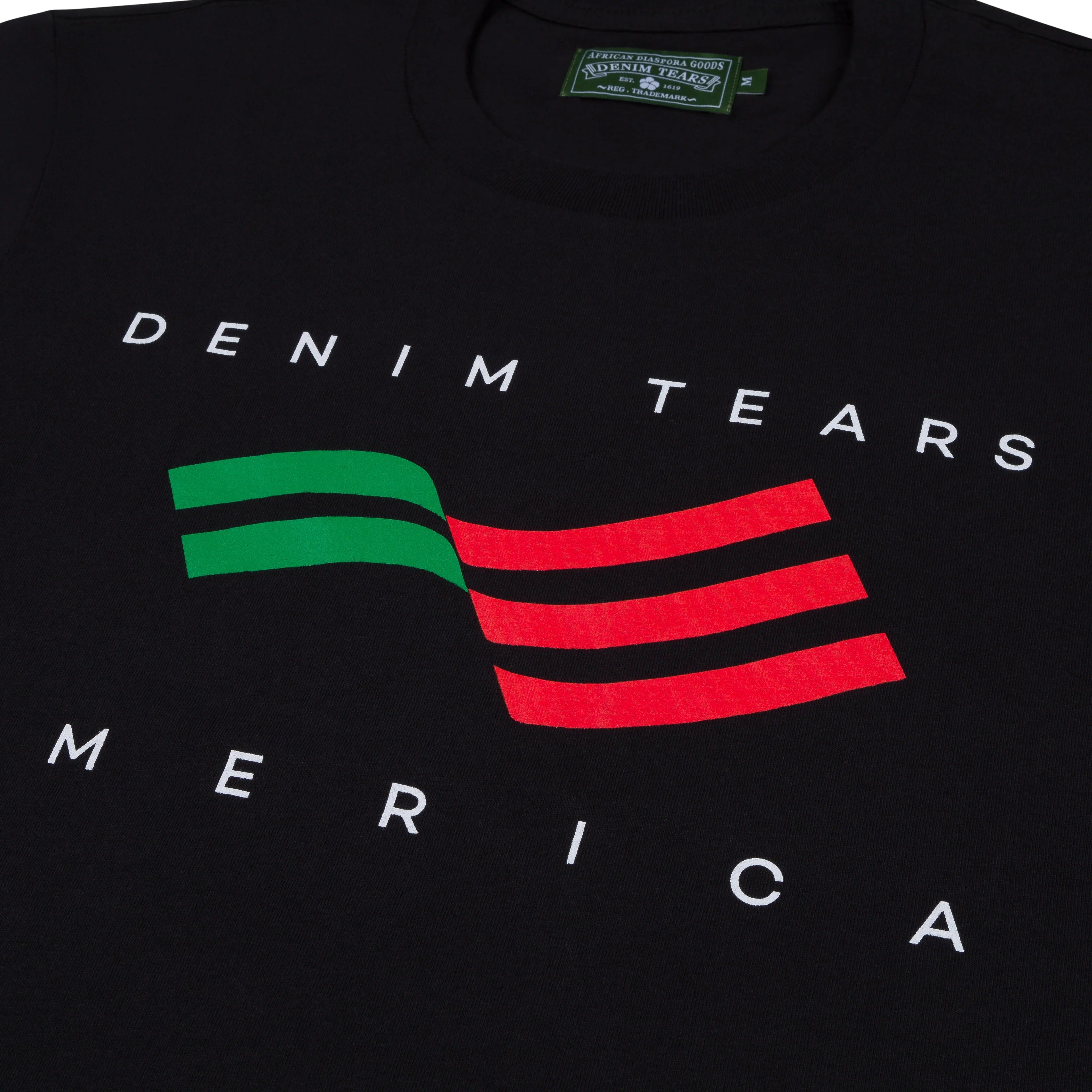 Denim Tears America Sportswear Tee Black Black
