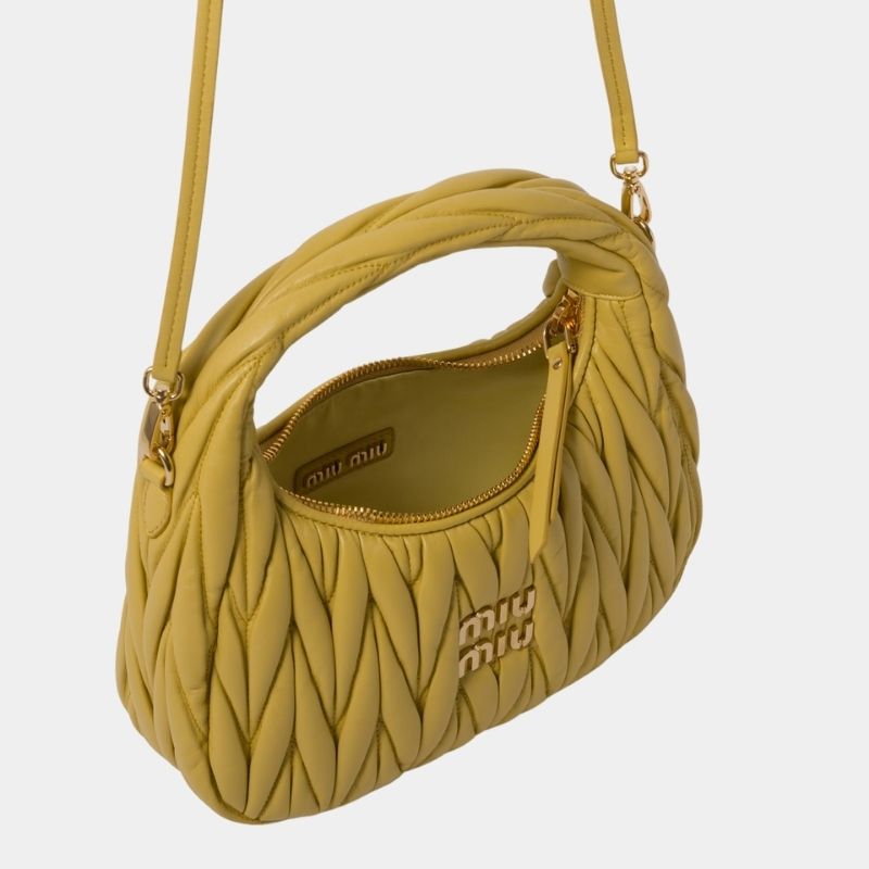 Wander Matelasse Nappa Leather Hobo Bag