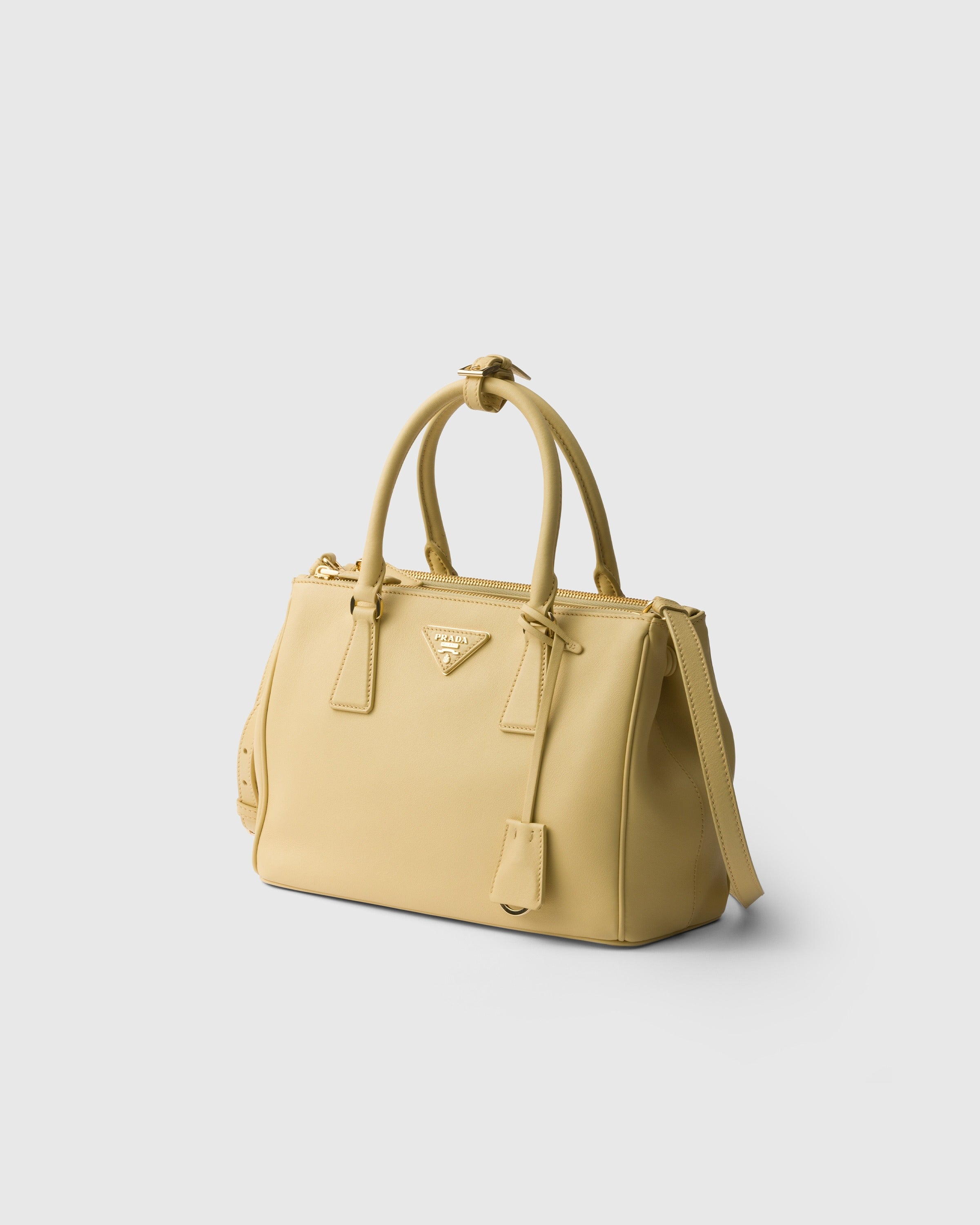 Medium Prada Galleria leather bag Vanilla