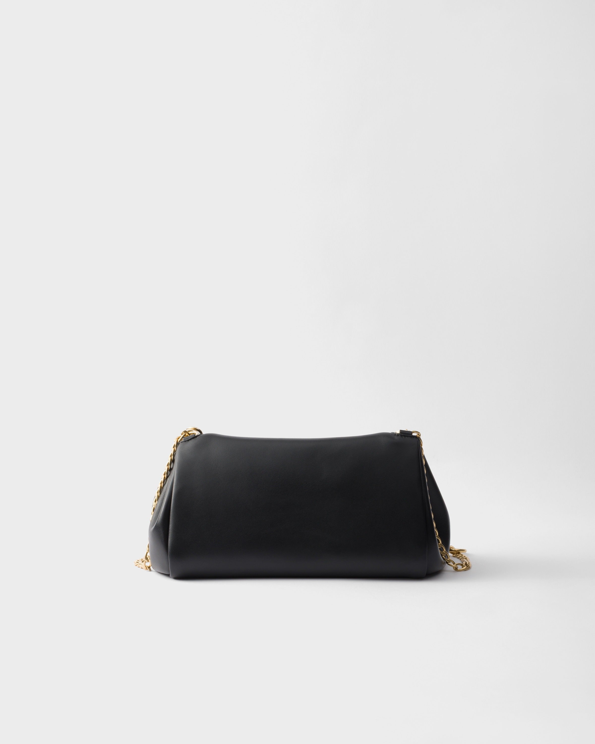 Small Prada Tumulte nappa leather bag Black