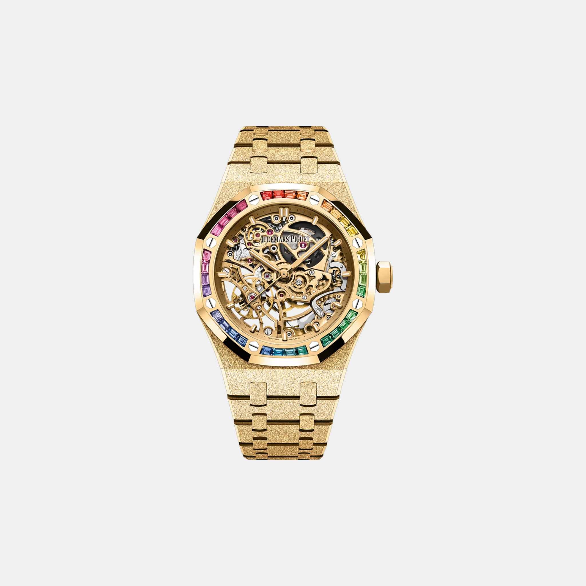 Royal Oak Frosted Gold Double Skeleton Balance Ref. 15468BA.YG.1259BA.01-B