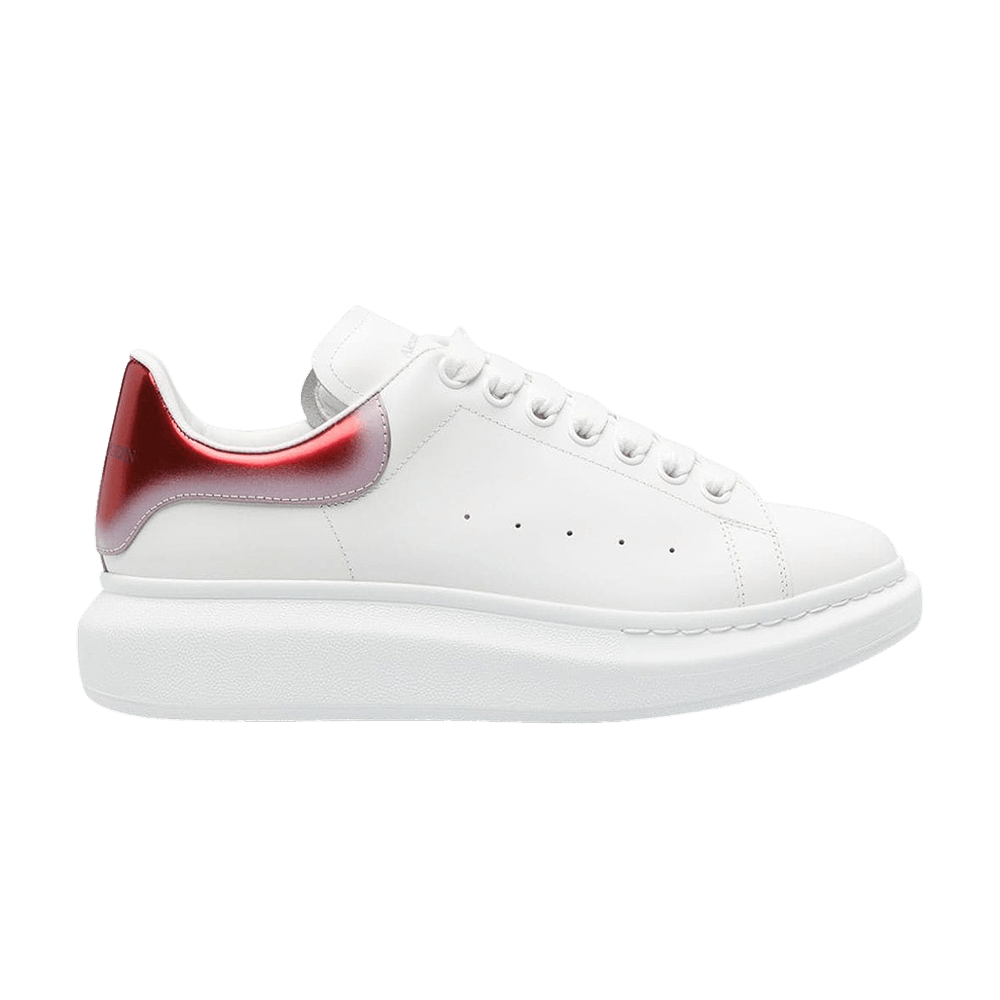 Alexander McQueen Oversized Sneaker 'Faded Heel - White Red'