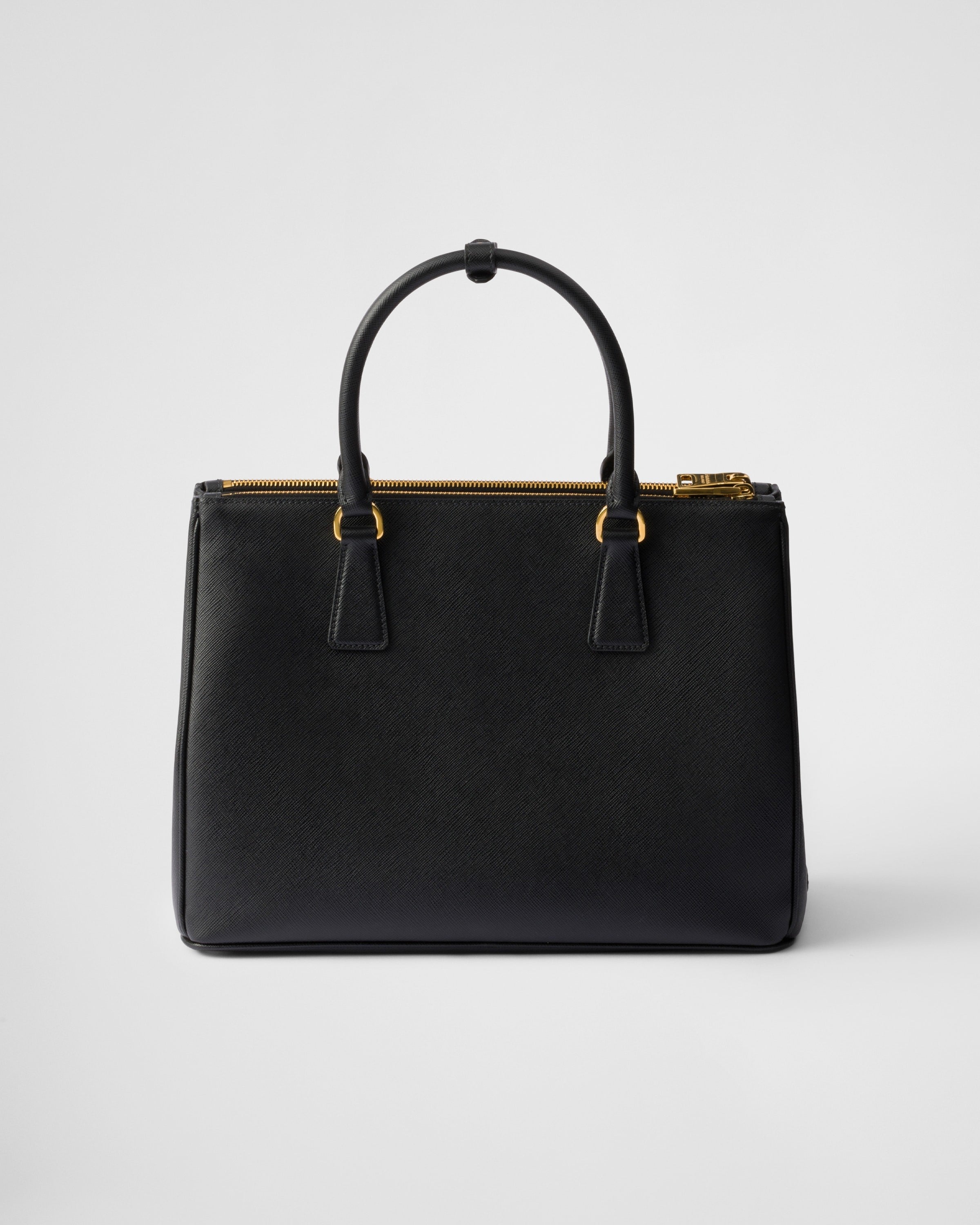 Large Prada Galleria Saffiano leather bag Black